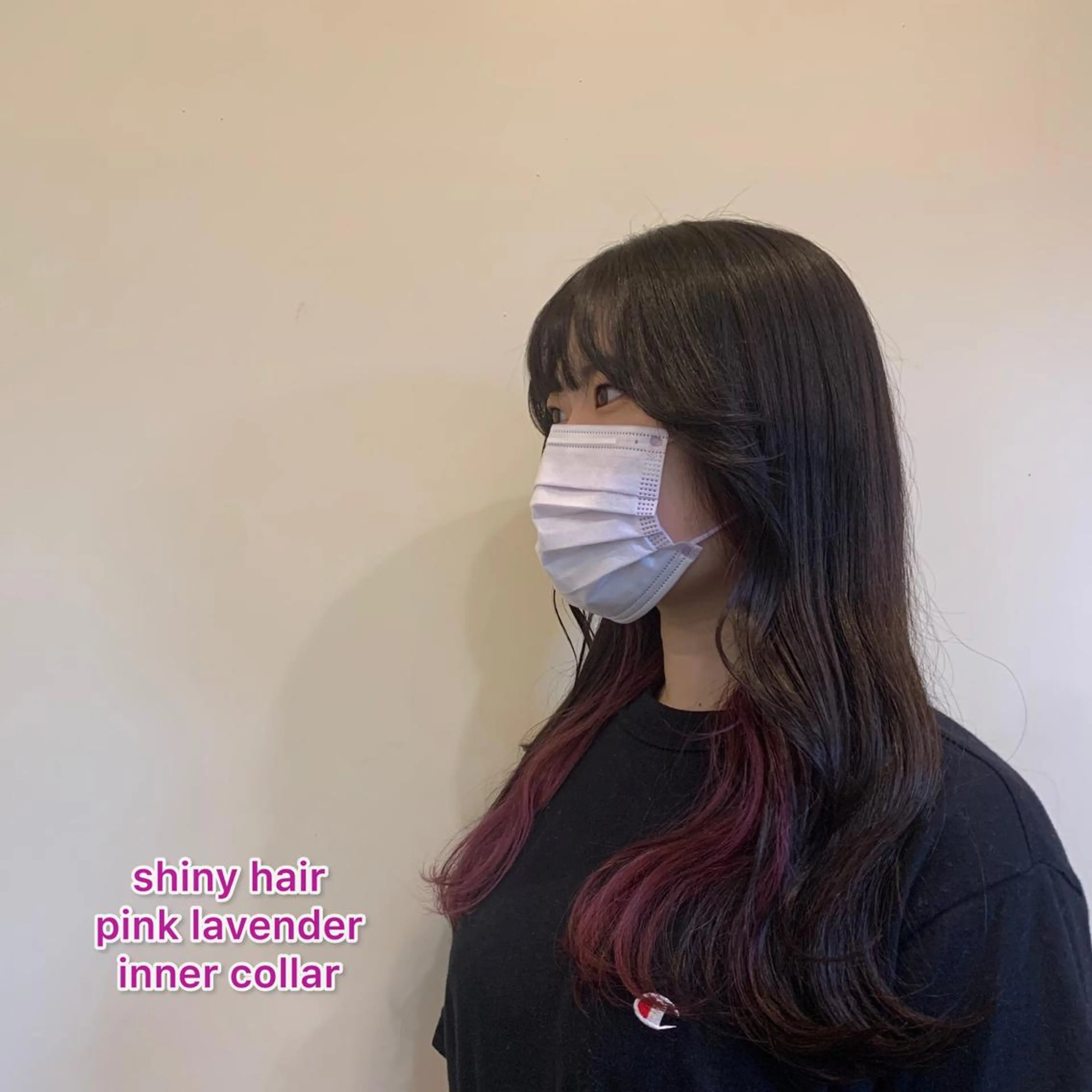 セミロング カラー カット ヘアカラー トリートメント 上田 紗也のヘアスタイル