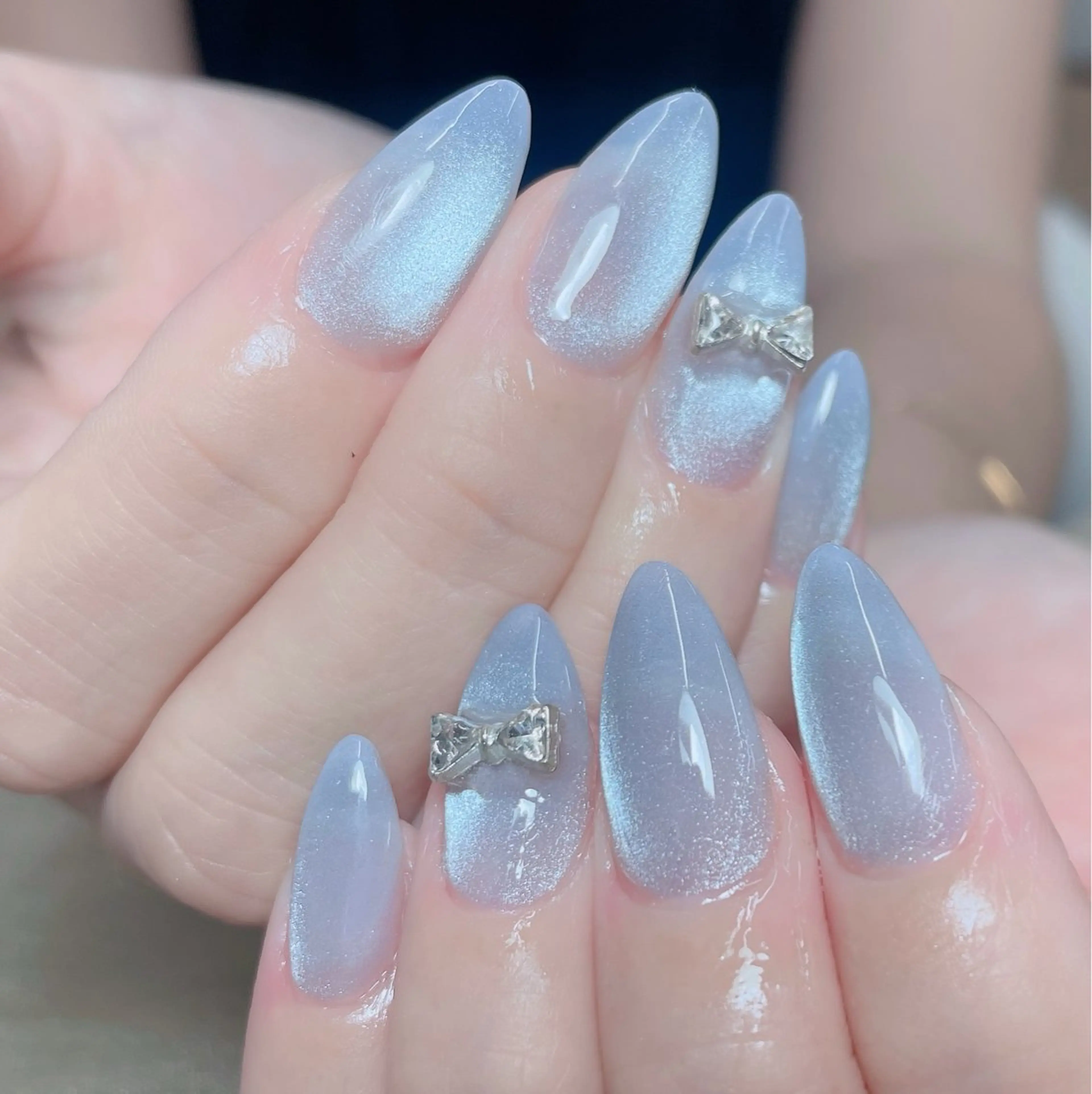 ネイル アートネイル チークネイル 長さ出し フレンチネイル グラデーション GIN ギン 大塚のネイルデザイン