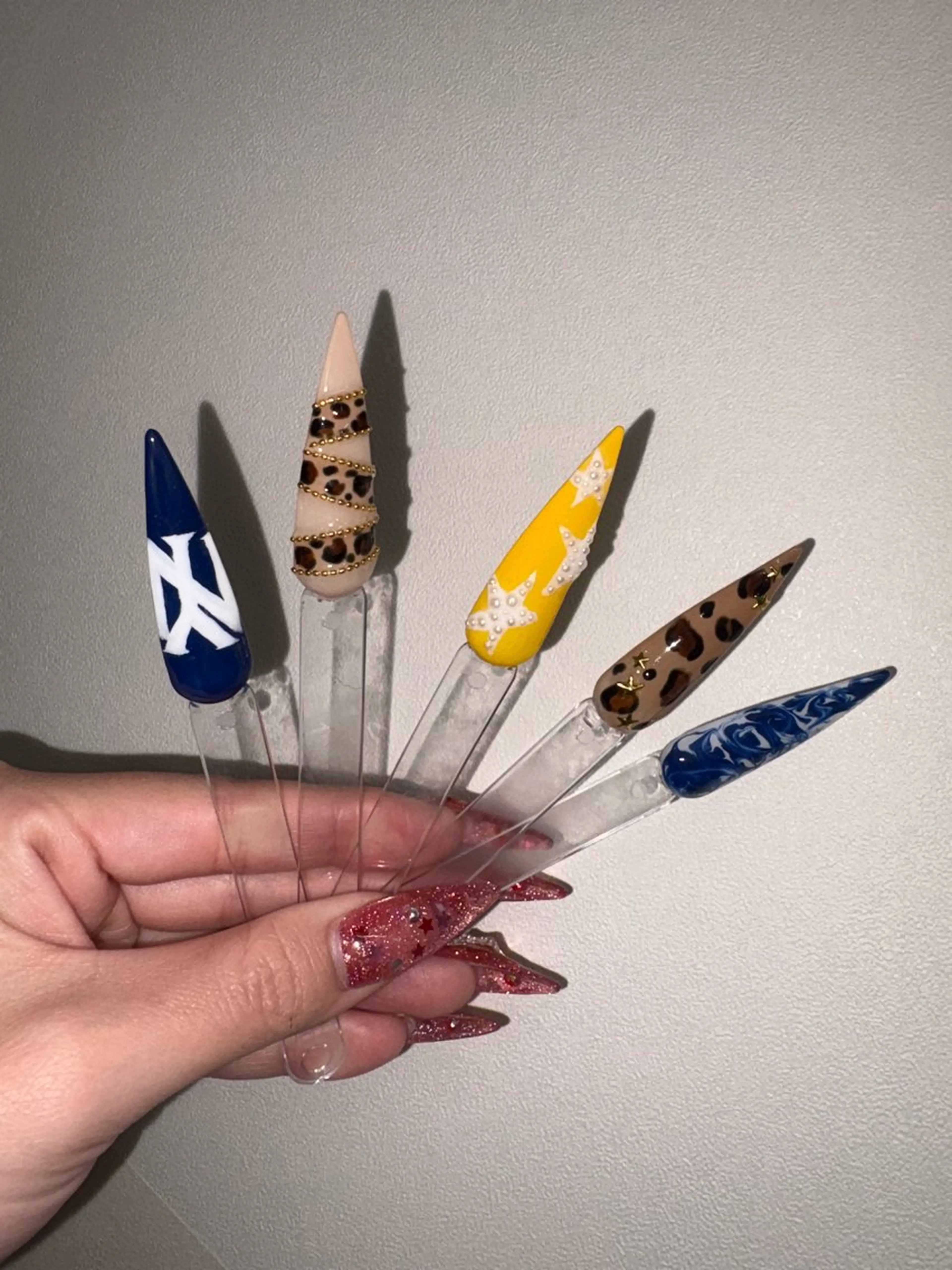 ネイル 33nail✴️栄 スミレ❇️Gel-xのネイルデザイン