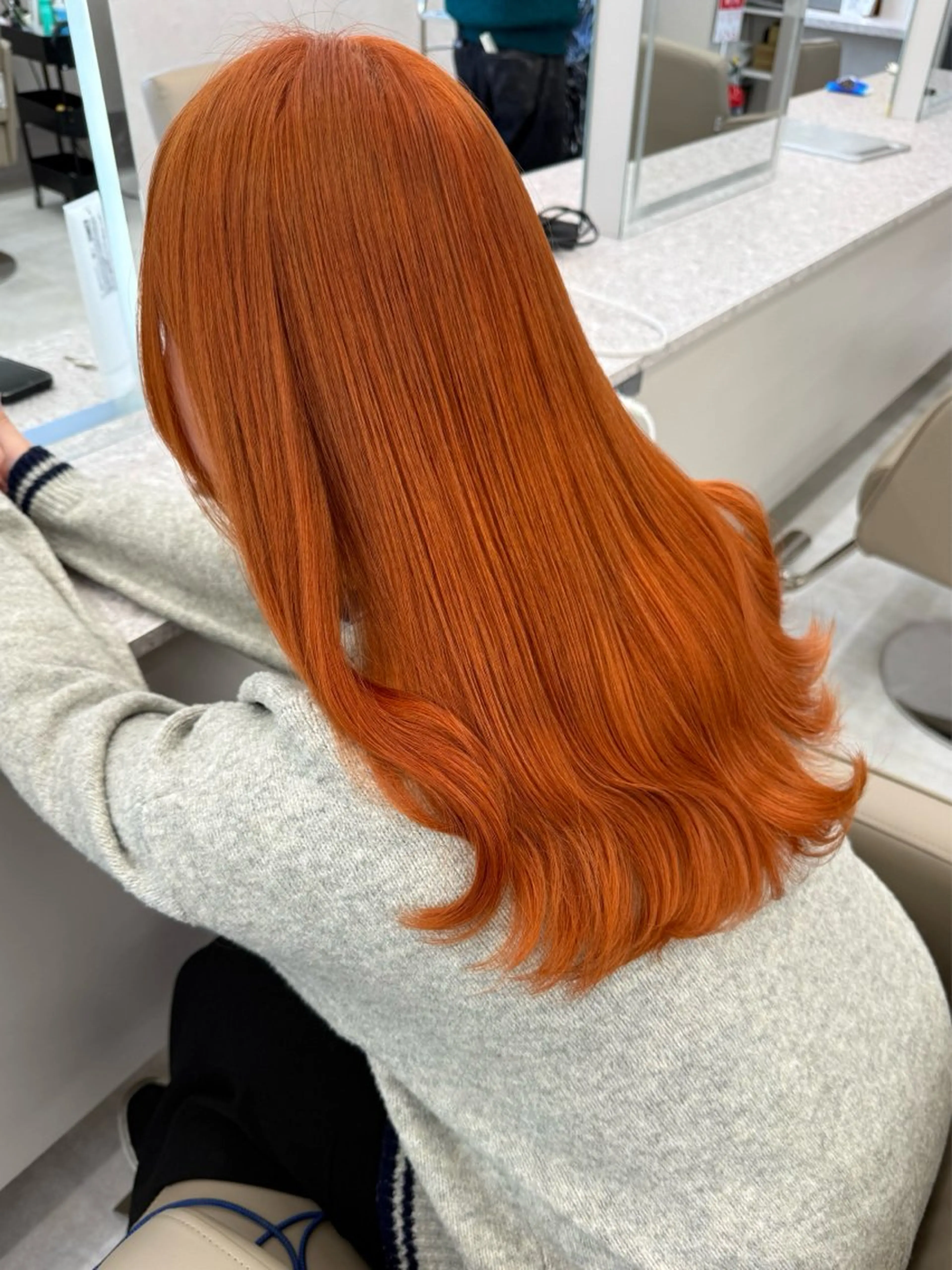 セミロング AIRI🦋 韓国ヘアのヘアスタイル