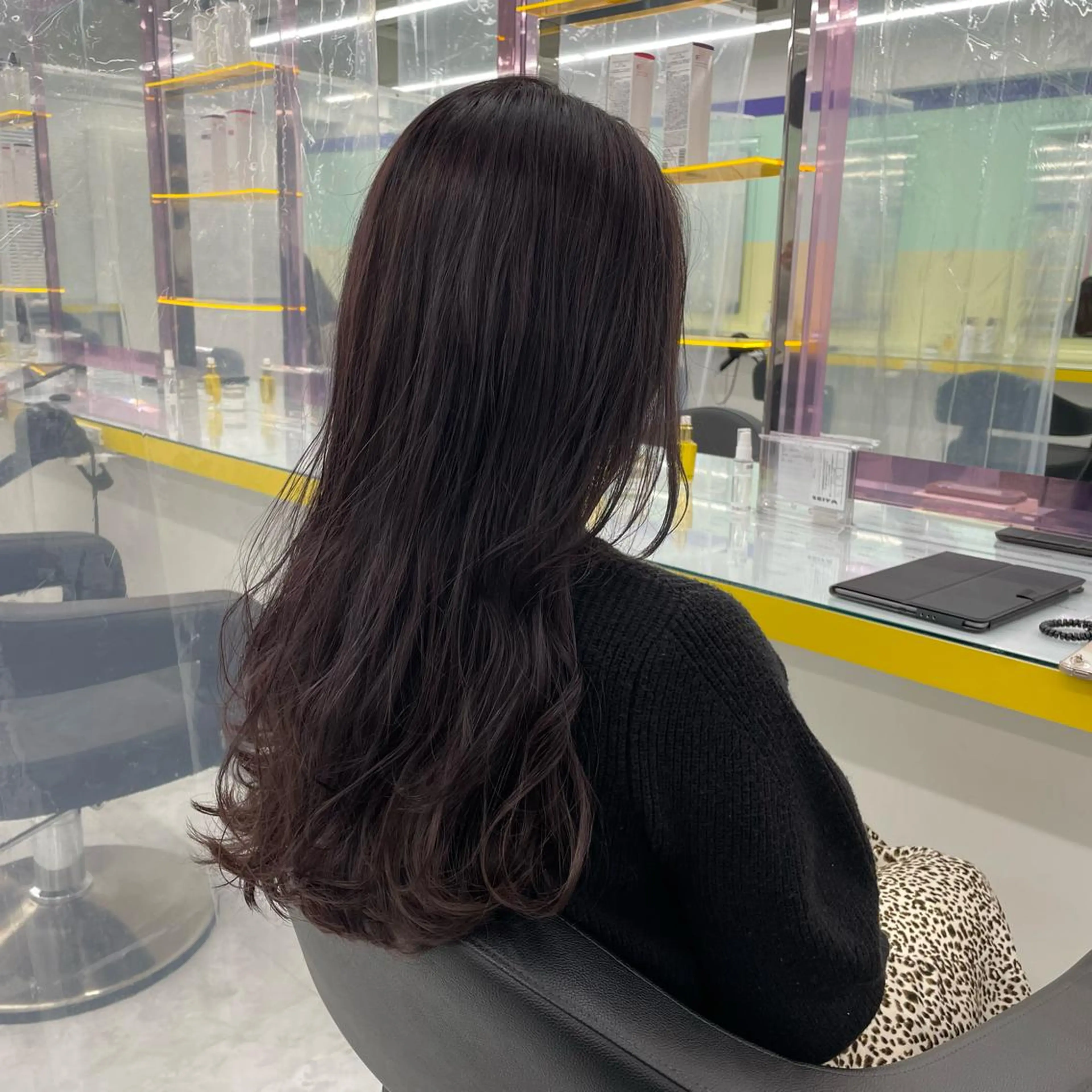 ミディアム カラー パーマ ヘアアレンジ メンズ 💜寒色特化 門脇誠弥💜のヘアスタイル