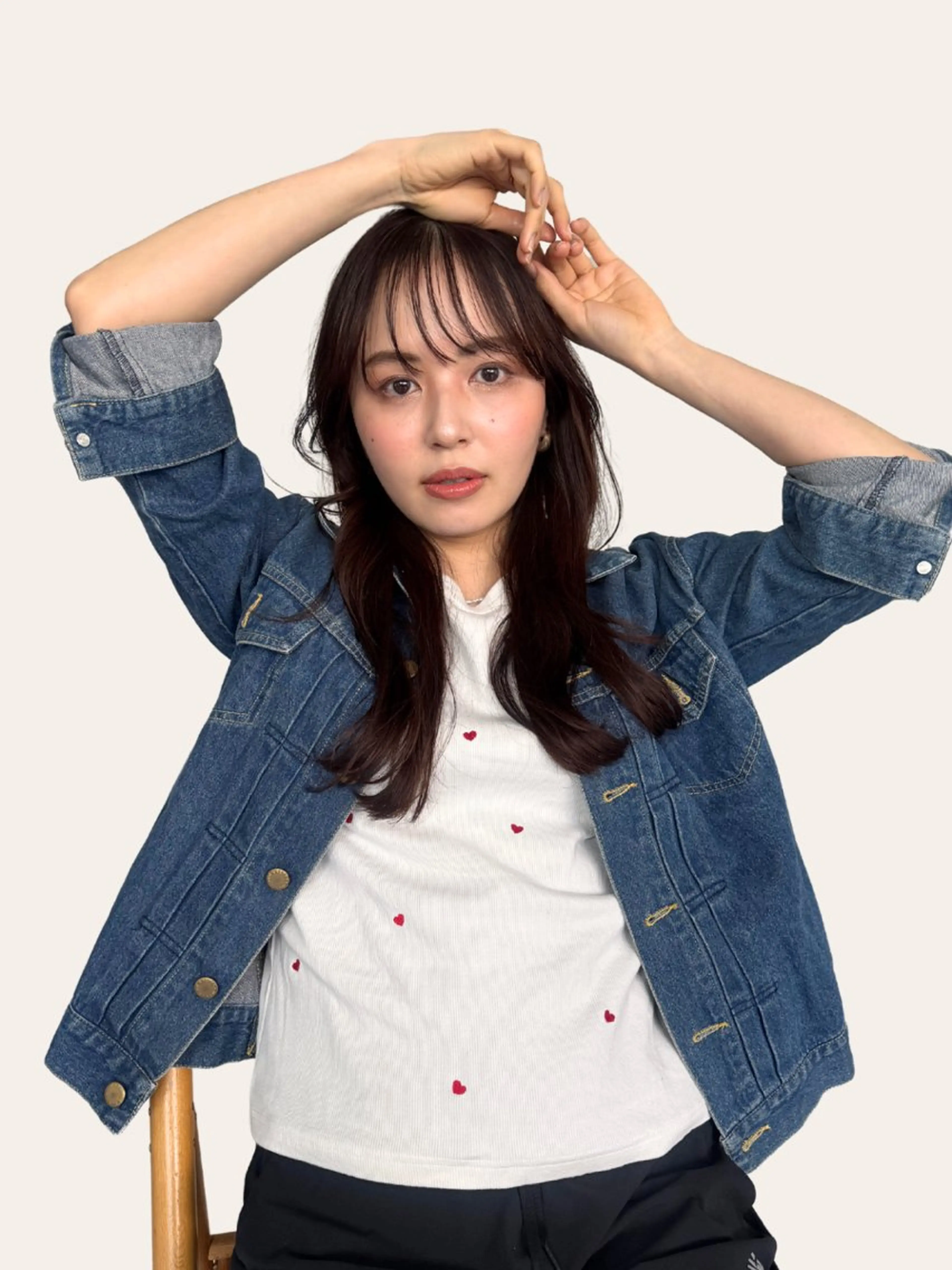 ミディアム カット ヘアカラー トリートメント ニワ/ブリーチなし /ダブルカラー💎のヘアスタイル