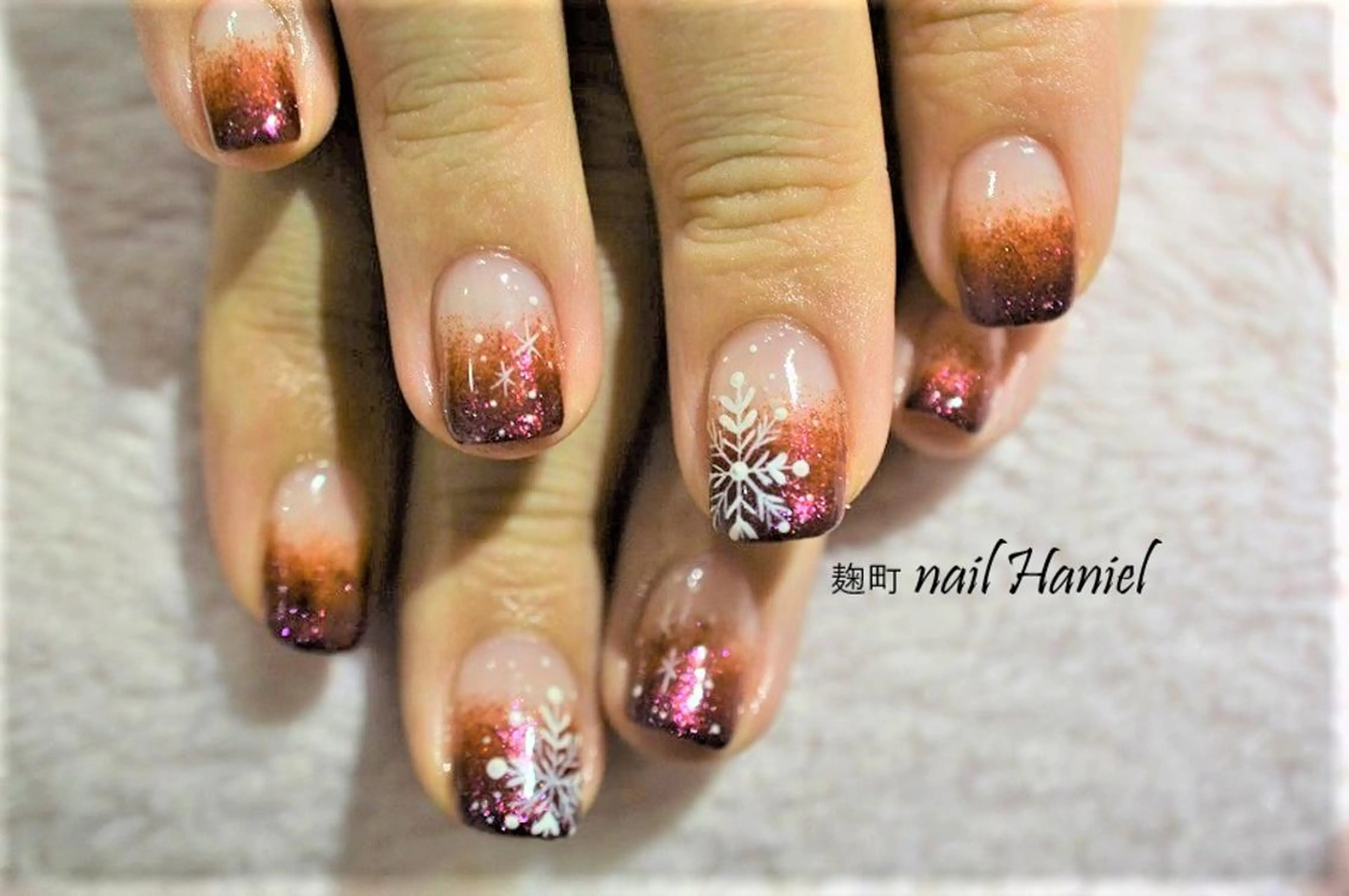 ネイル アートネイル ジェルネイル パラジェル nail Haniel所属・半蔵門サロンハニエル 魅神 ちよのネイルデザイン
