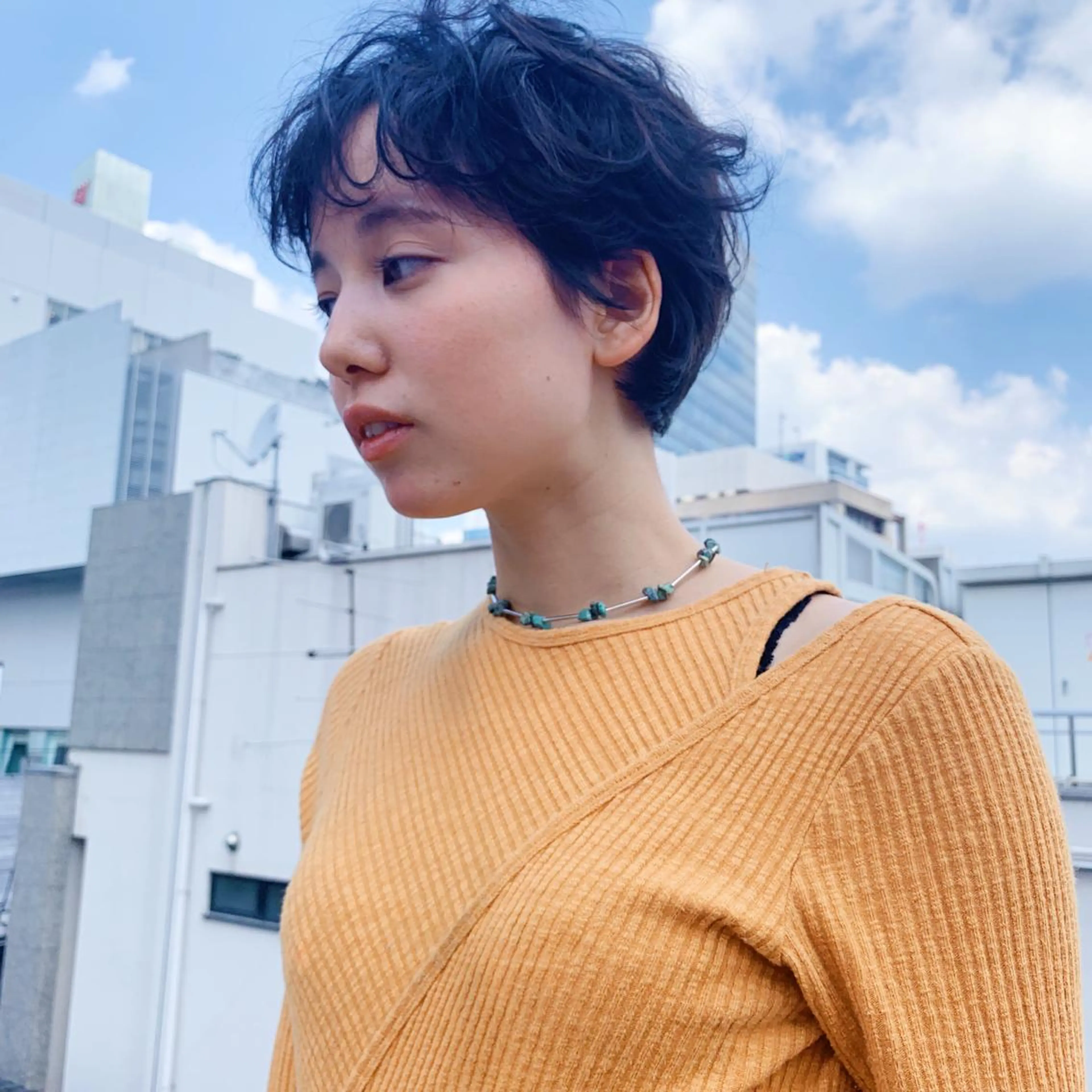 ショート くせ毛 ショートヘア カット トリートメント ヘアセット ブリーチカラーNo. 1🌈 RYOGAのヘアスタイル