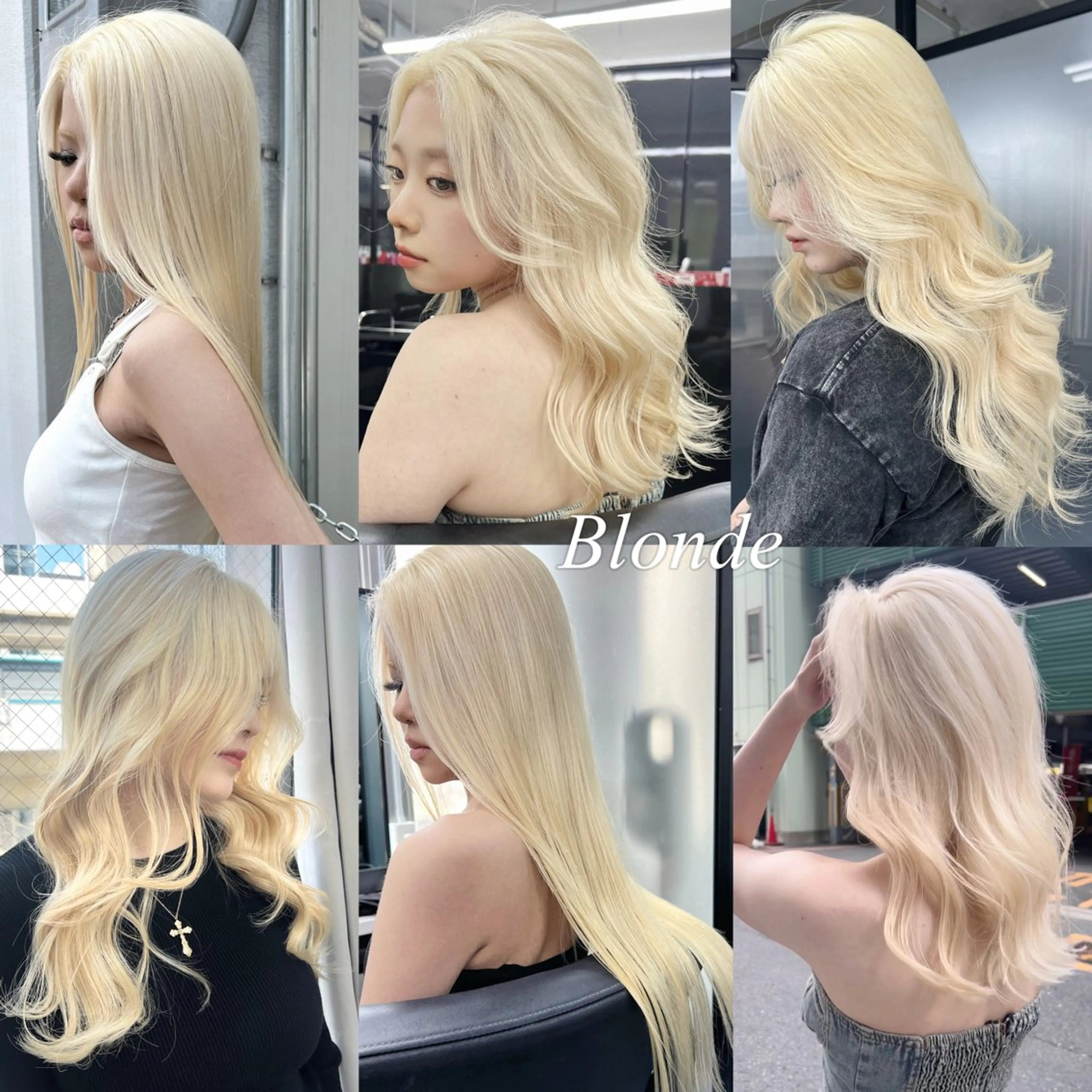 ロング カラー シールエクステ ハイトーンカラー エクステ ヘアカラー エクステ シールエクステ特化 ハイトーン、NANAのヘアスタイル