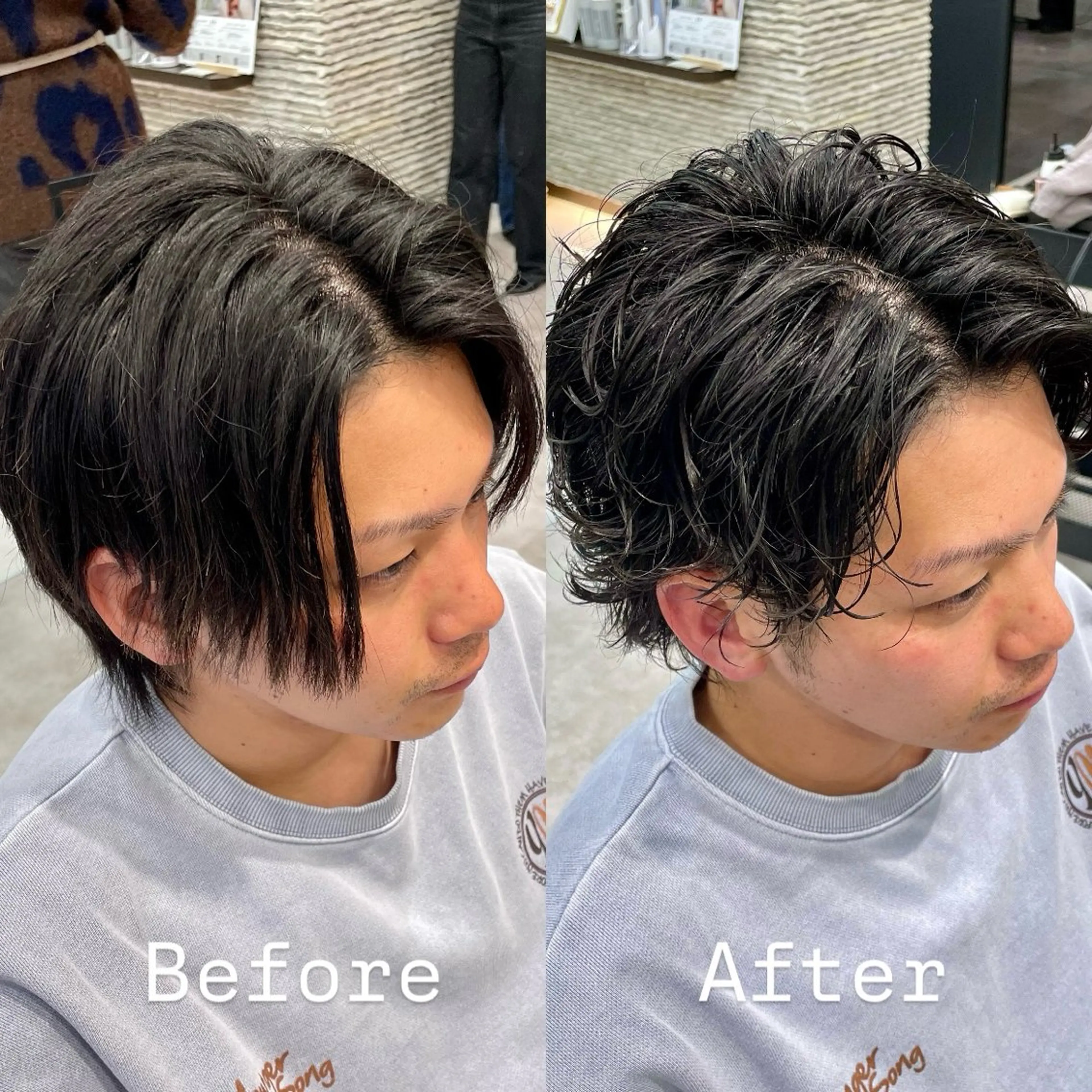 パーマ メンズ カット パーマ メンズ特化 / ツイスパ🔥高林拓斗のヘアスタイル