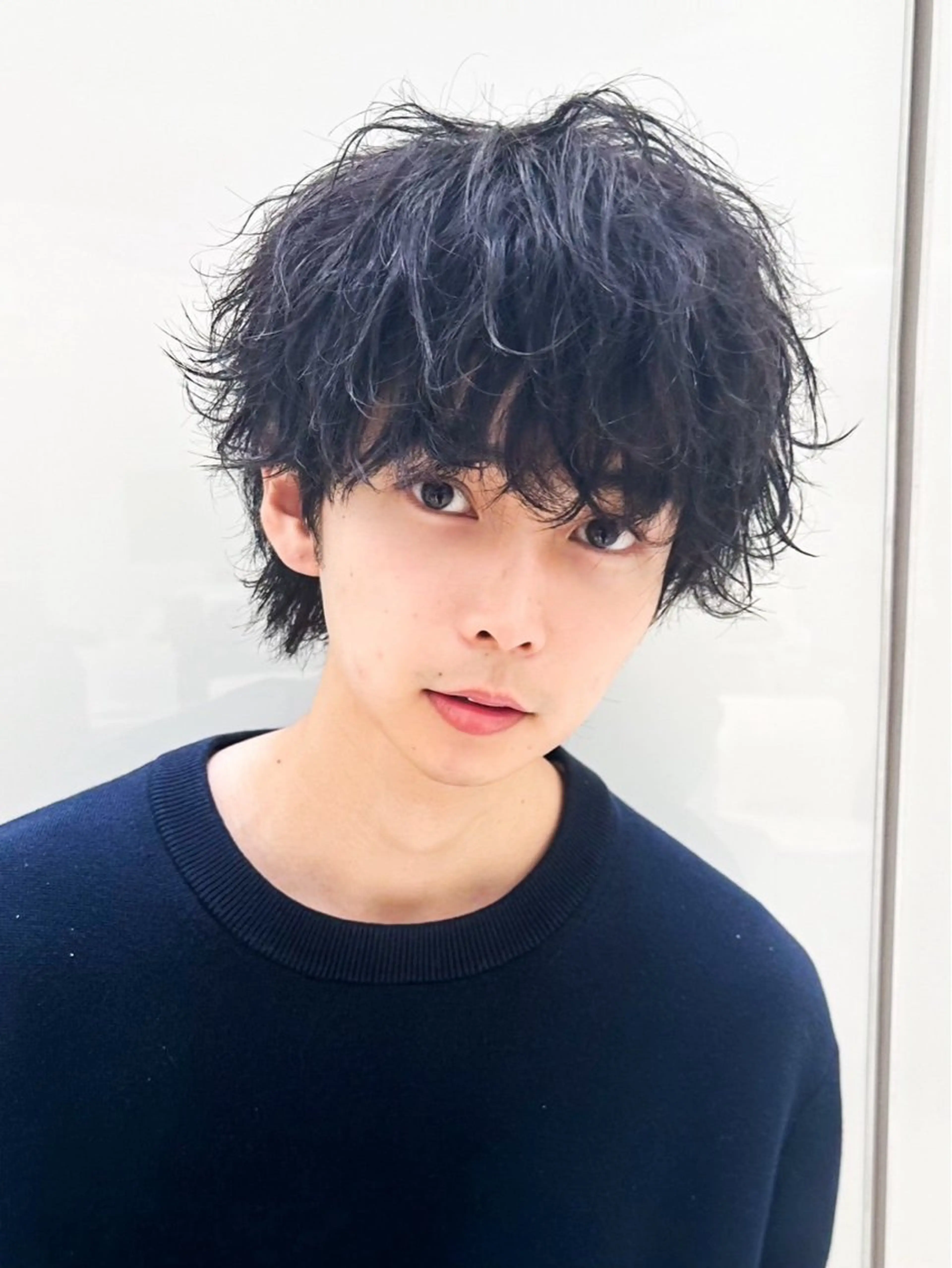 ショート パーマ メンズ マッシュ 無造作パーマ＆メッシ ュ🔥SHOTAのヘアスタイル