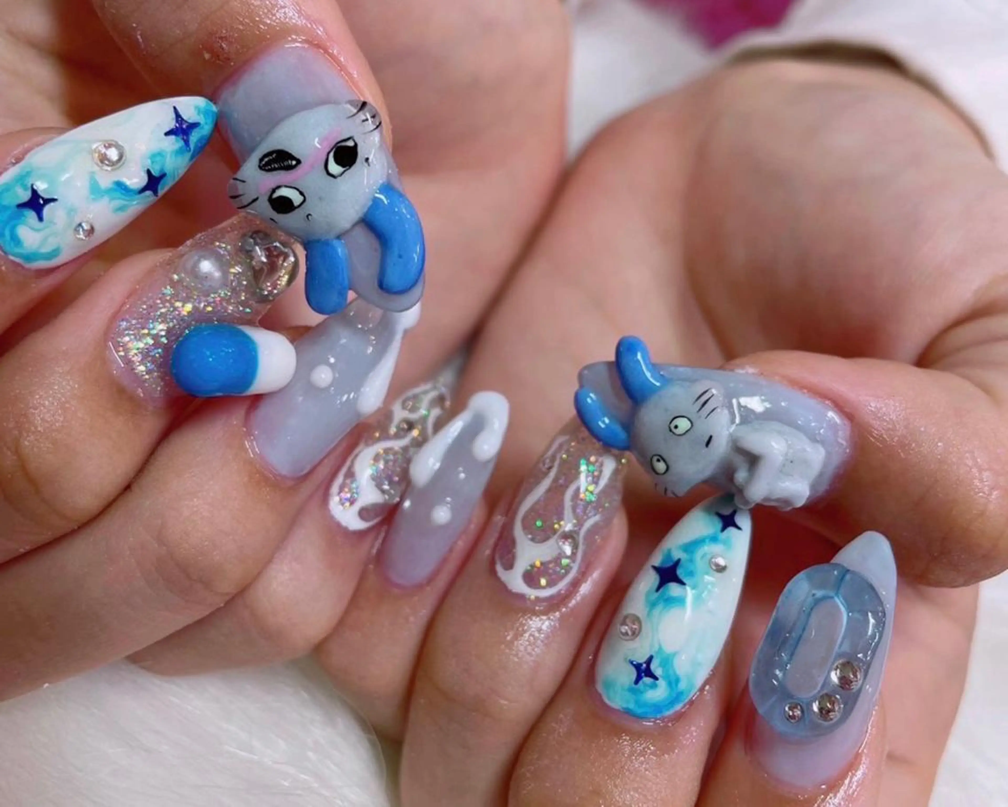 ロング NAILSGOGO shibuyaのネイルデザイン