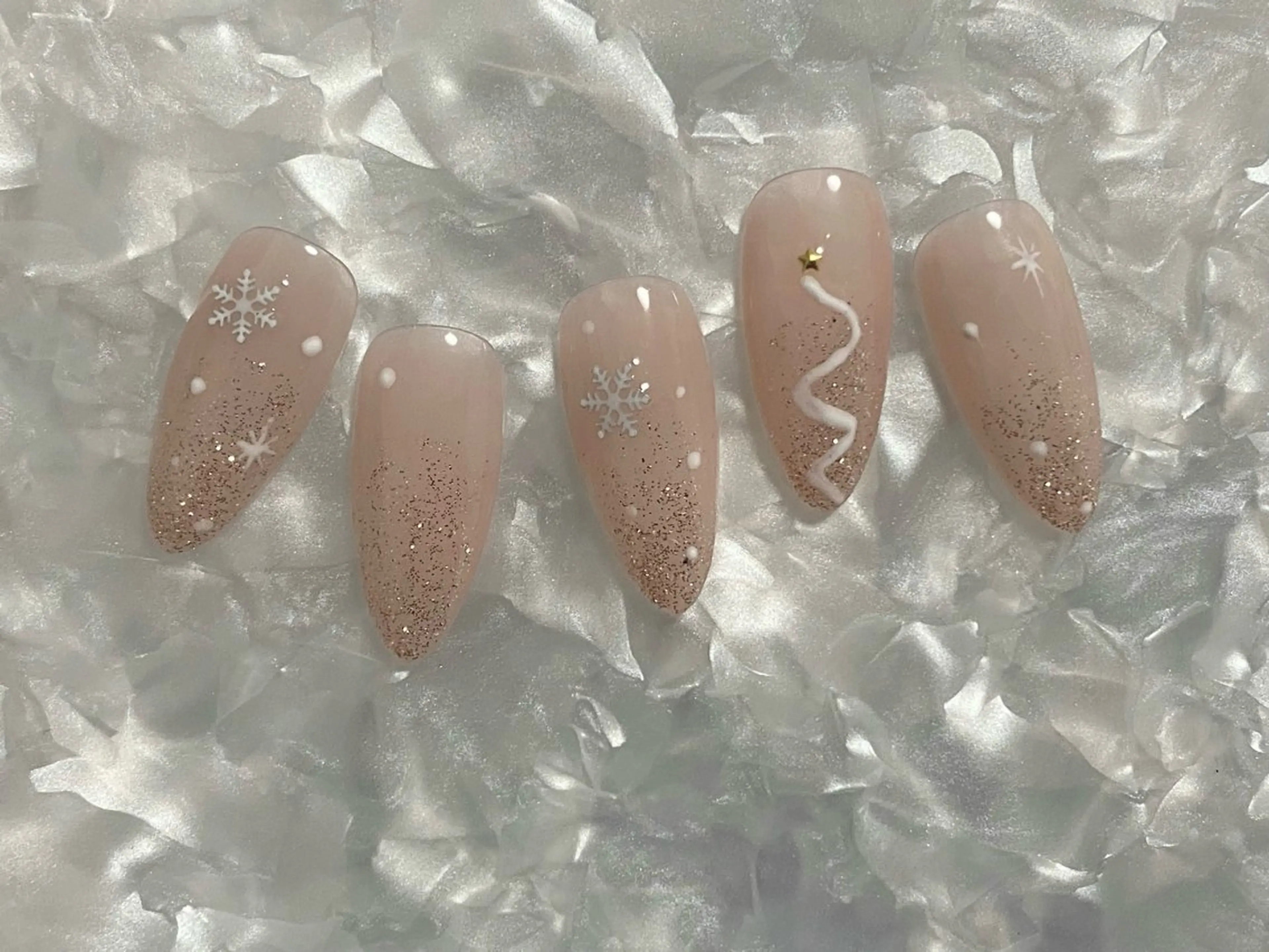 ネイル 長さ出し フットネイル ジェルネイル 韓国ネイル マグネットネイル ハンドネイル Nail Annのネイルデザイン