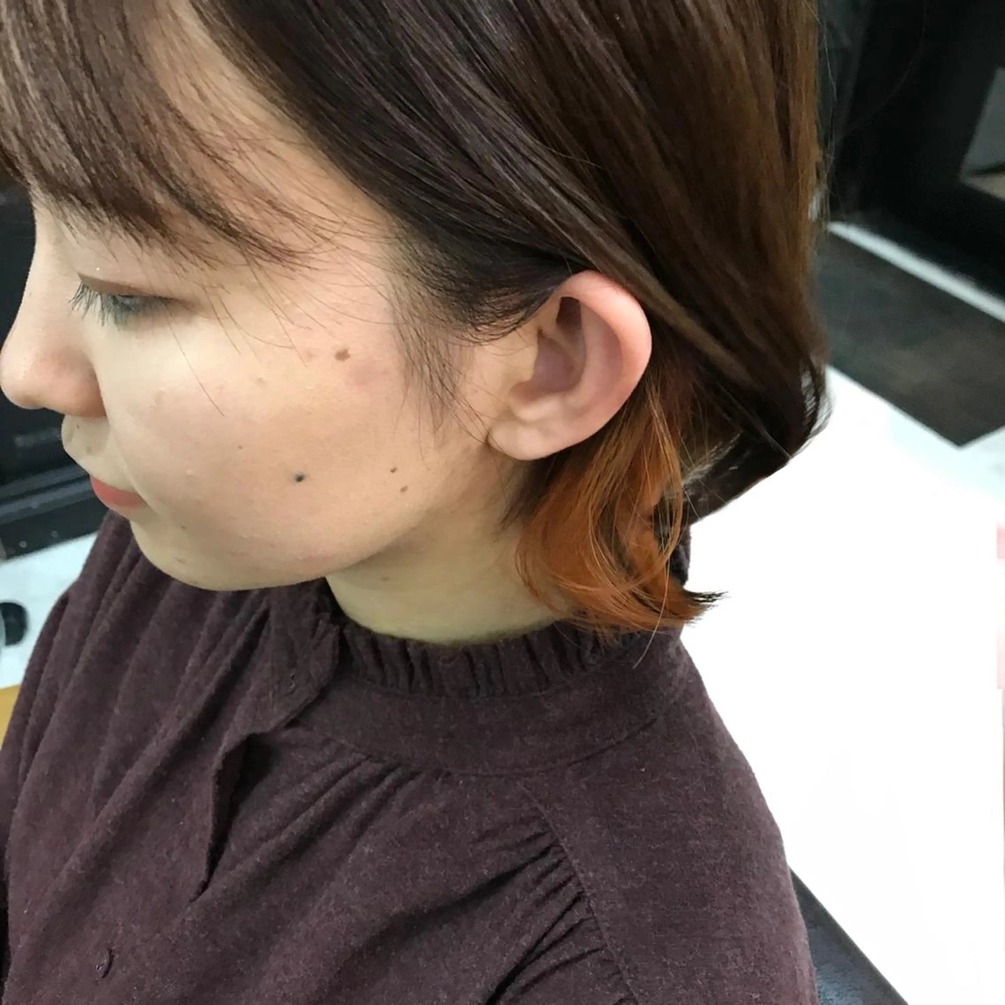 ショート カラー インナーカラー Shibata Mizukiのヘアスタイル