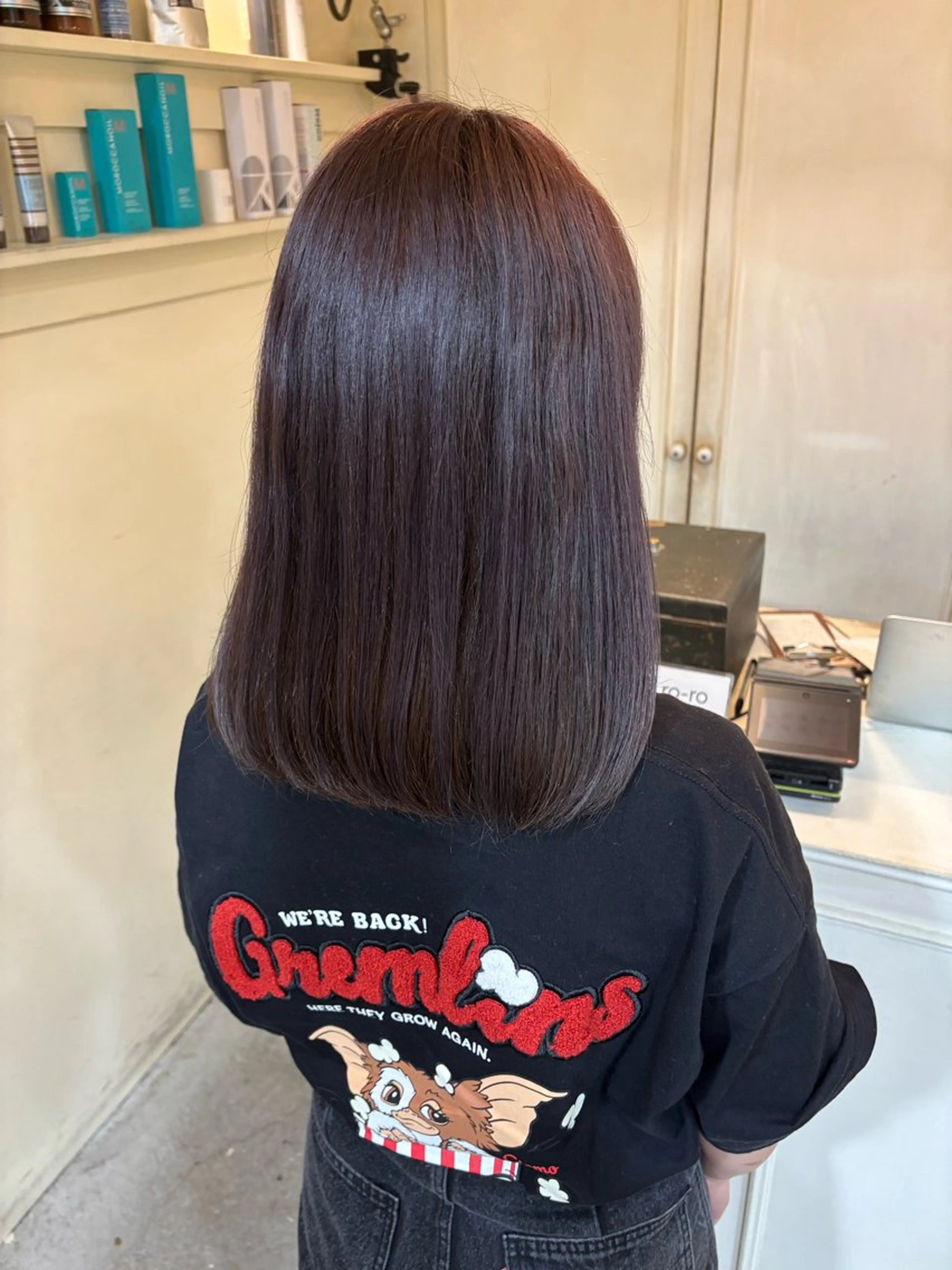 ミディアム ヘアカラー トリートメント わたべ みゆのヘアスタイル