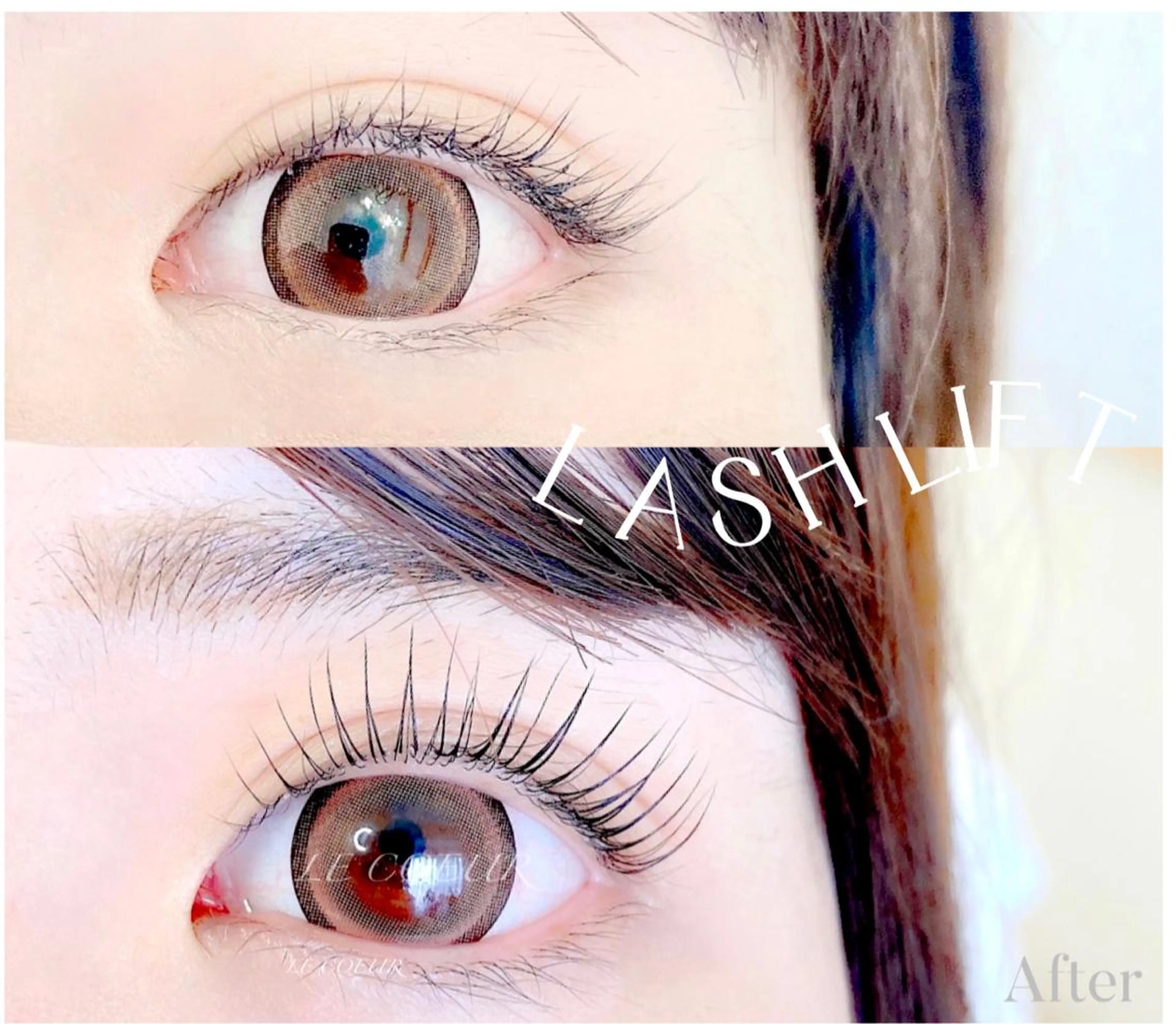 マツエク・マツパ パリジェンヌラッシュリフト まつげパーマ 下まつげエクステ 一重×まつ毛パーマ eyelash&eyebrow Luminous所属・Luminous まつげ&眉毛 専門店のマツエク・マツパデザイン