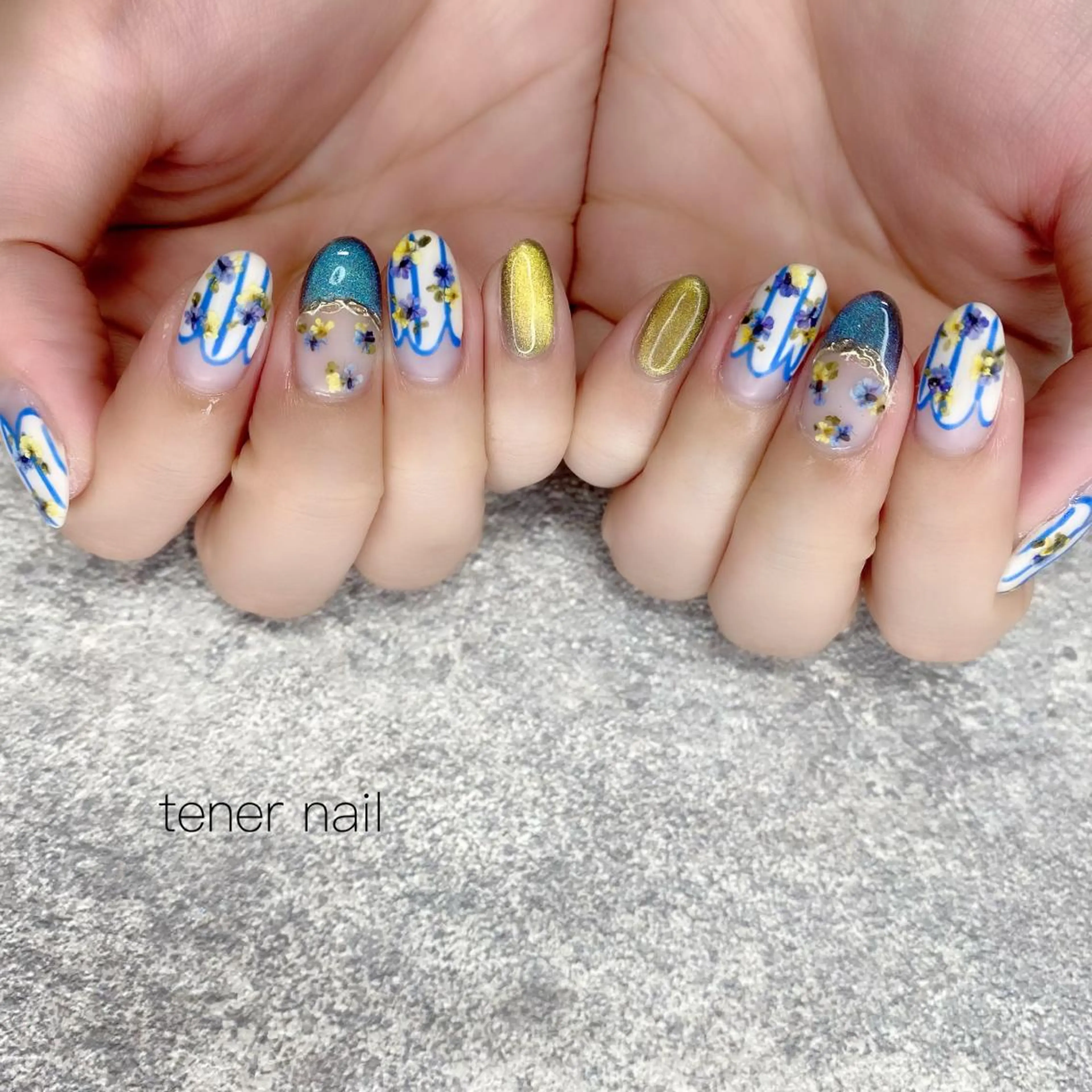 ネイル フラワーネイル tener  nail  テネルネイル所属・テネルネイル tener nailのネイルデザイン