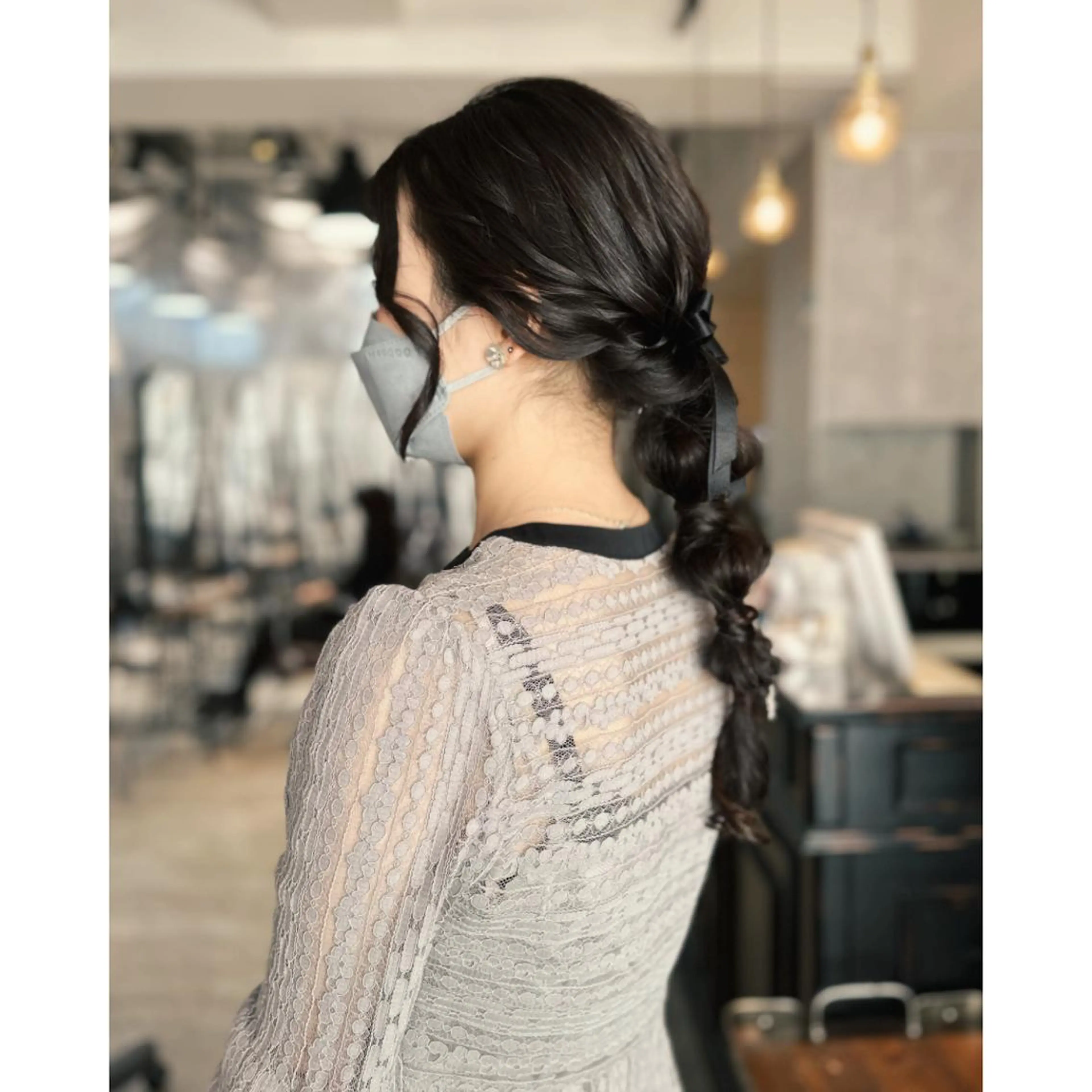 ミディアム カラー パーマ ヘアアレンジ メンズ キッズ 結婚式・ブライダル 玉ねぎヘアー ヘアセット BRAIDS💎愛子 大人ハイライト💎のヘアスタイル