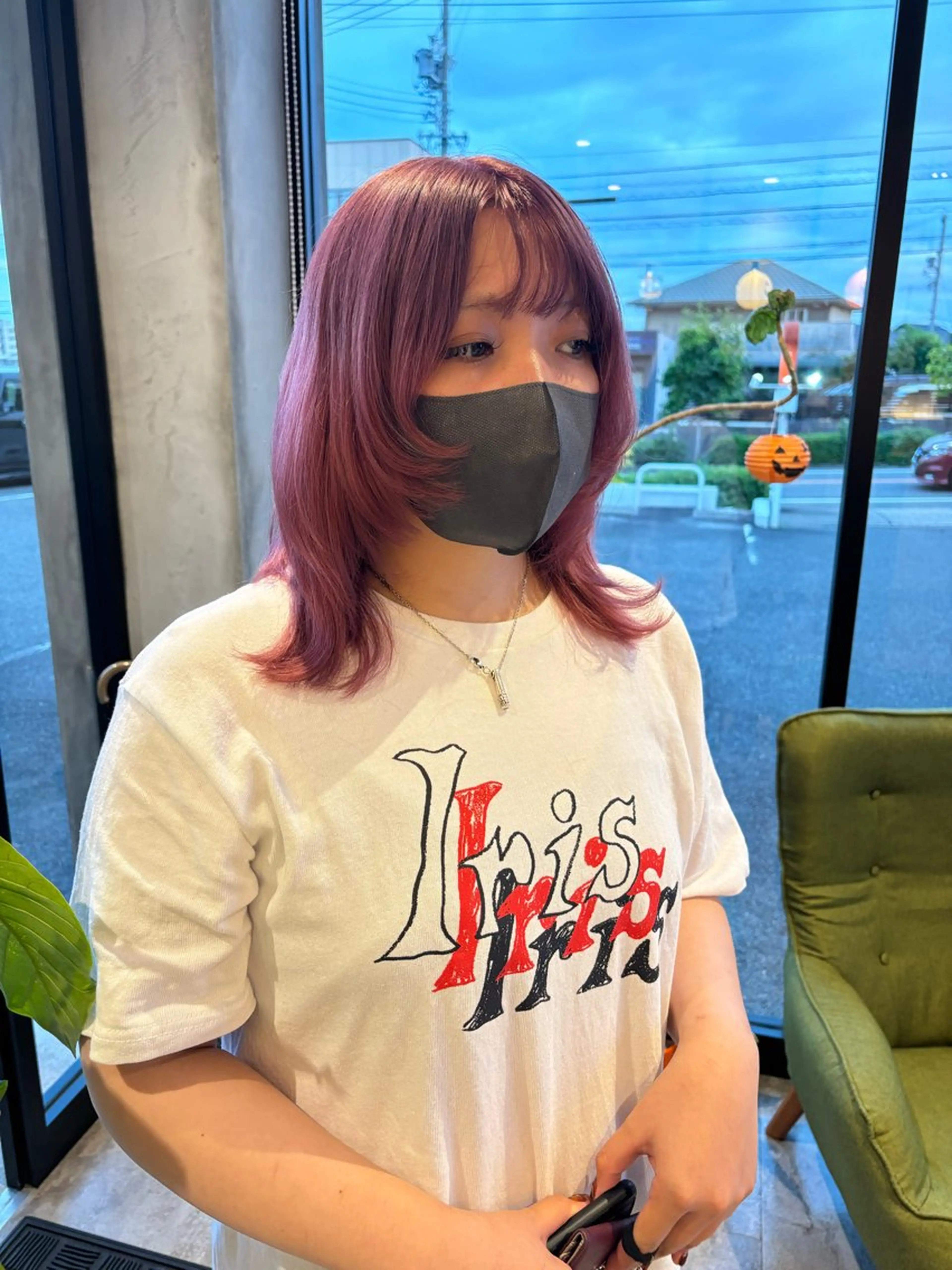 ミディアム ヘアカラー mata-L23 かのんのヘアスタイル