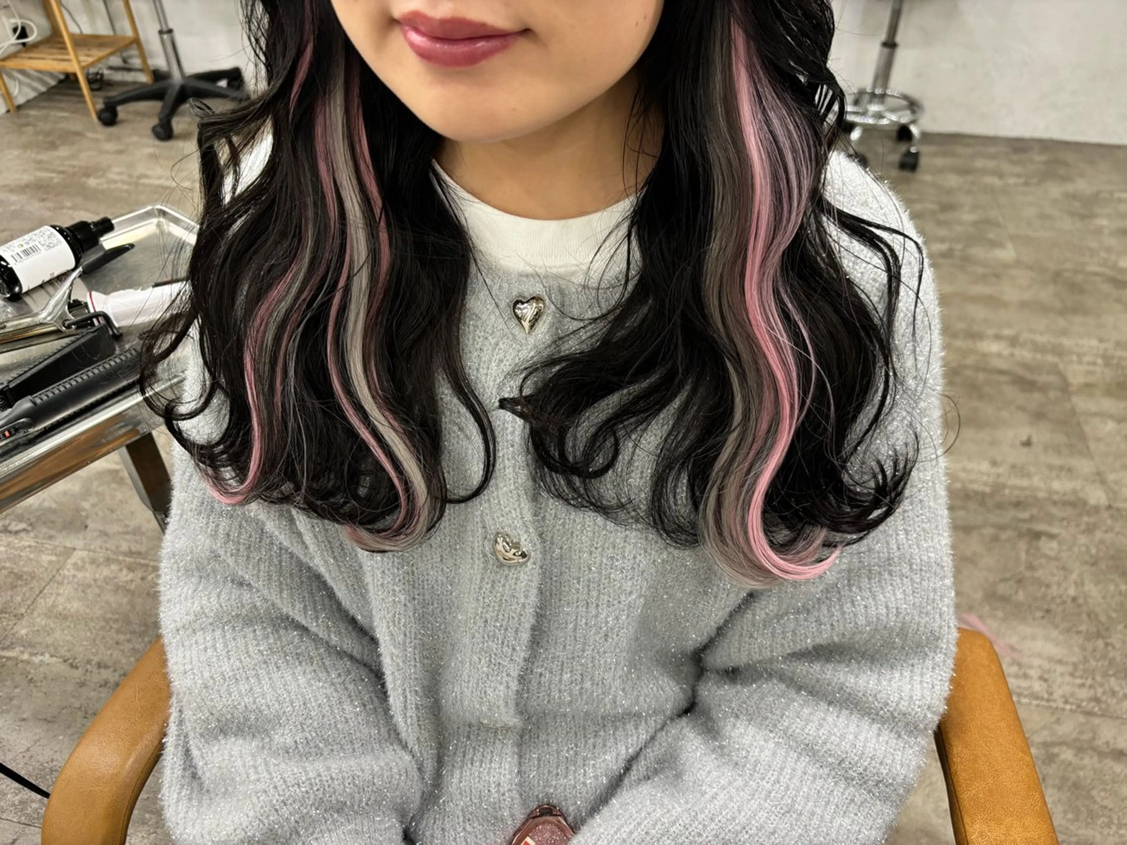 ロング エクステ 🦋エクステインナー カラーYūka🦋のヘアスタイル