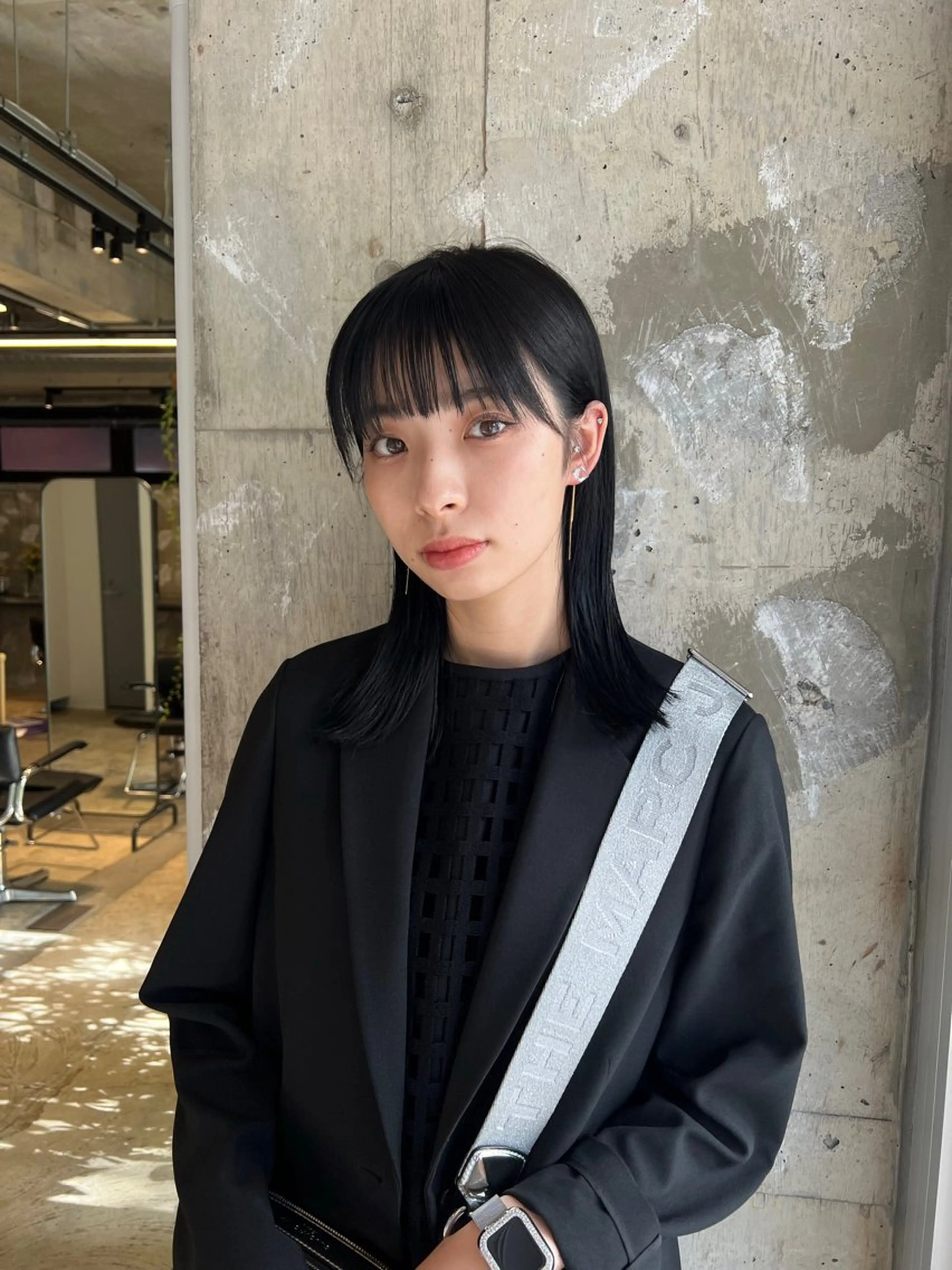 セミロング piilo. かわい  なつみのヘアスタイル