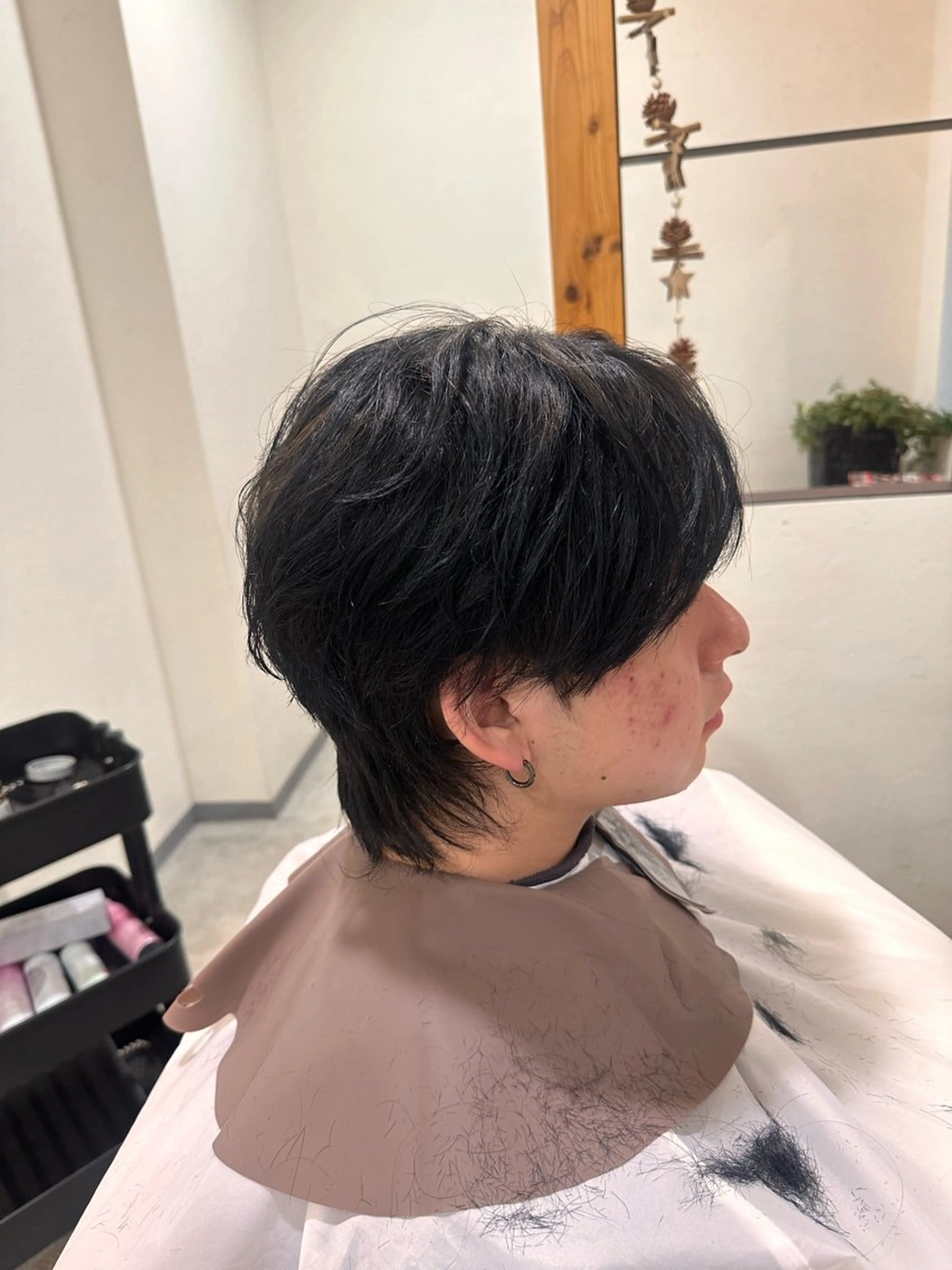 カラー メンズ カット ヘアカラー Ren /メンズ/緩めパーマのヘアスタイル