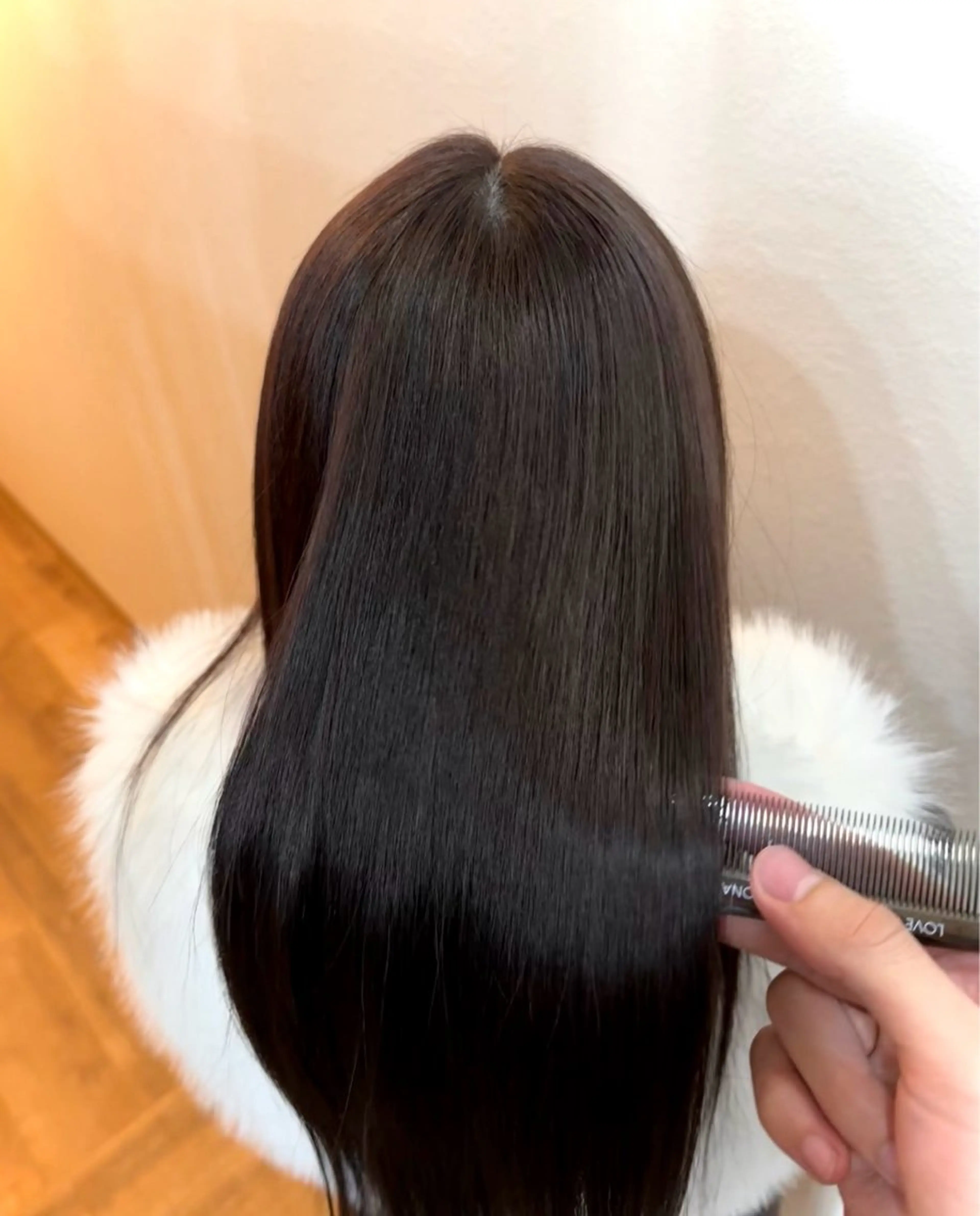 ロング 縮毛矯正 トリートメント Hair Resort ALL BLue所属・細貝 舞利のヘアスタイル