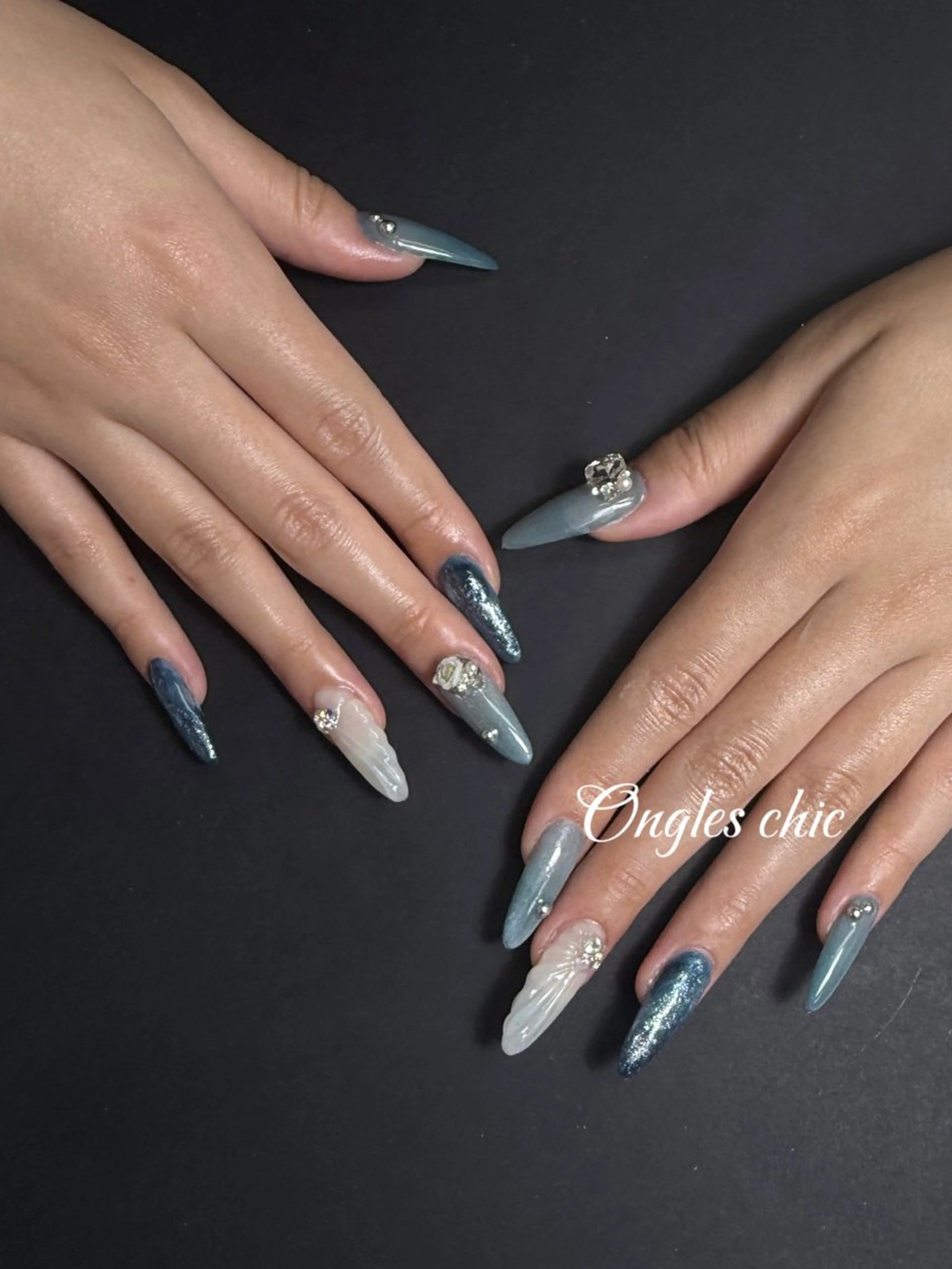 ネイル ハンドネイル ongles chicのネイルデザイン