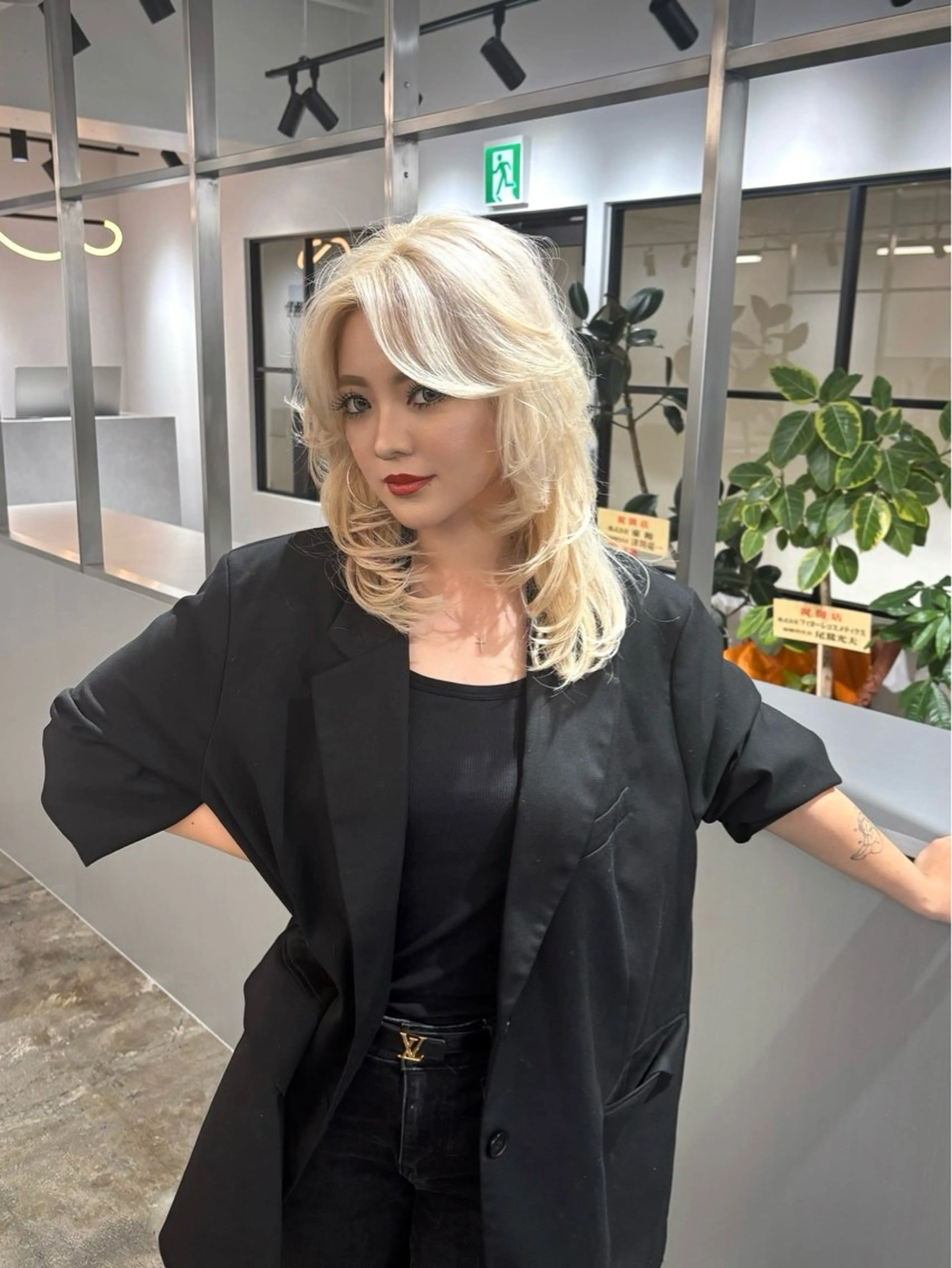 セミロング カラー カット ヘアカラー トリートメント 💖梅田レイヤー カット💖ツバサのヘアスタイル