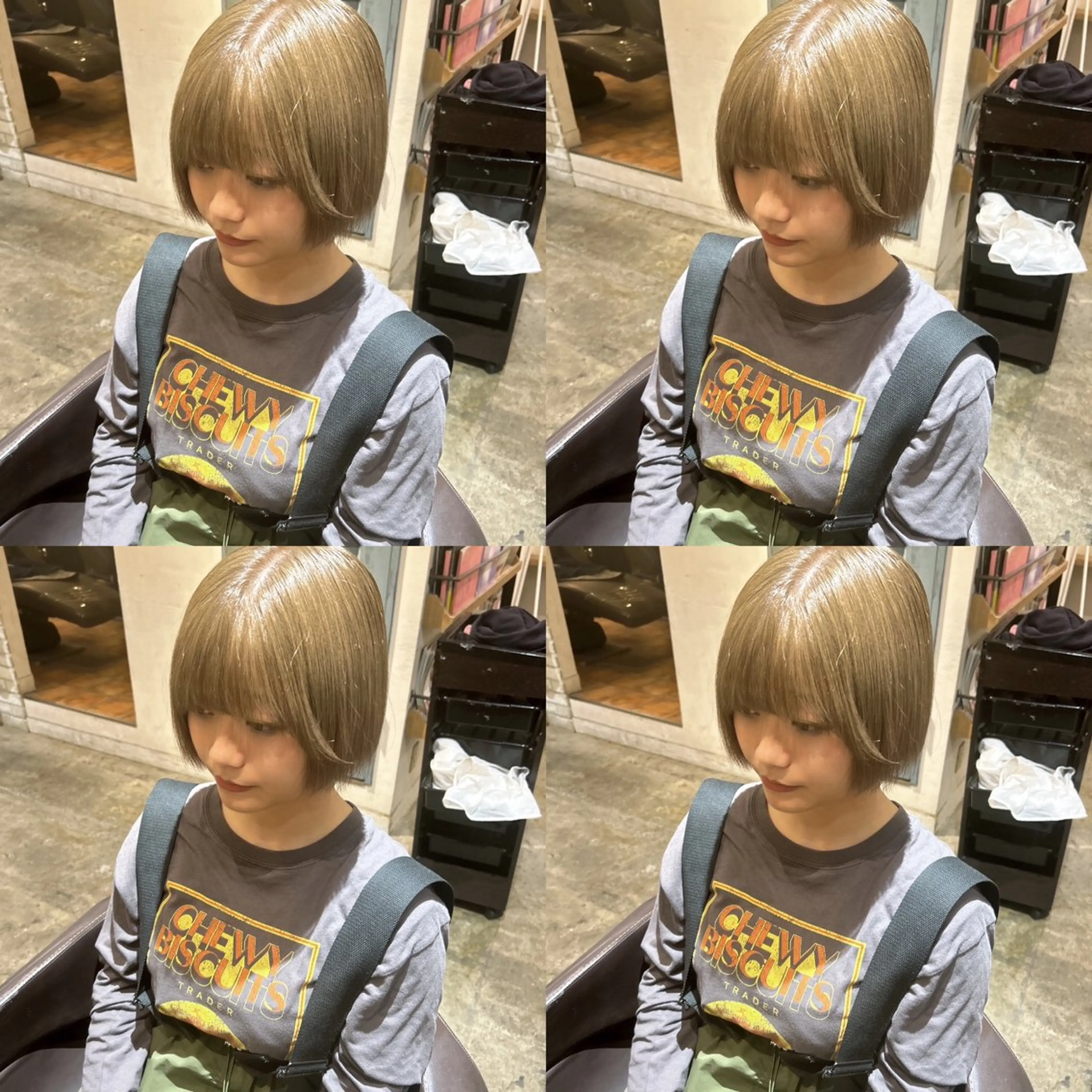 ミディアム カラー ヘアカラー トリートメント 半個室/縮毛矯正 髪質改善🇰🇷早坂のヘアスタイル