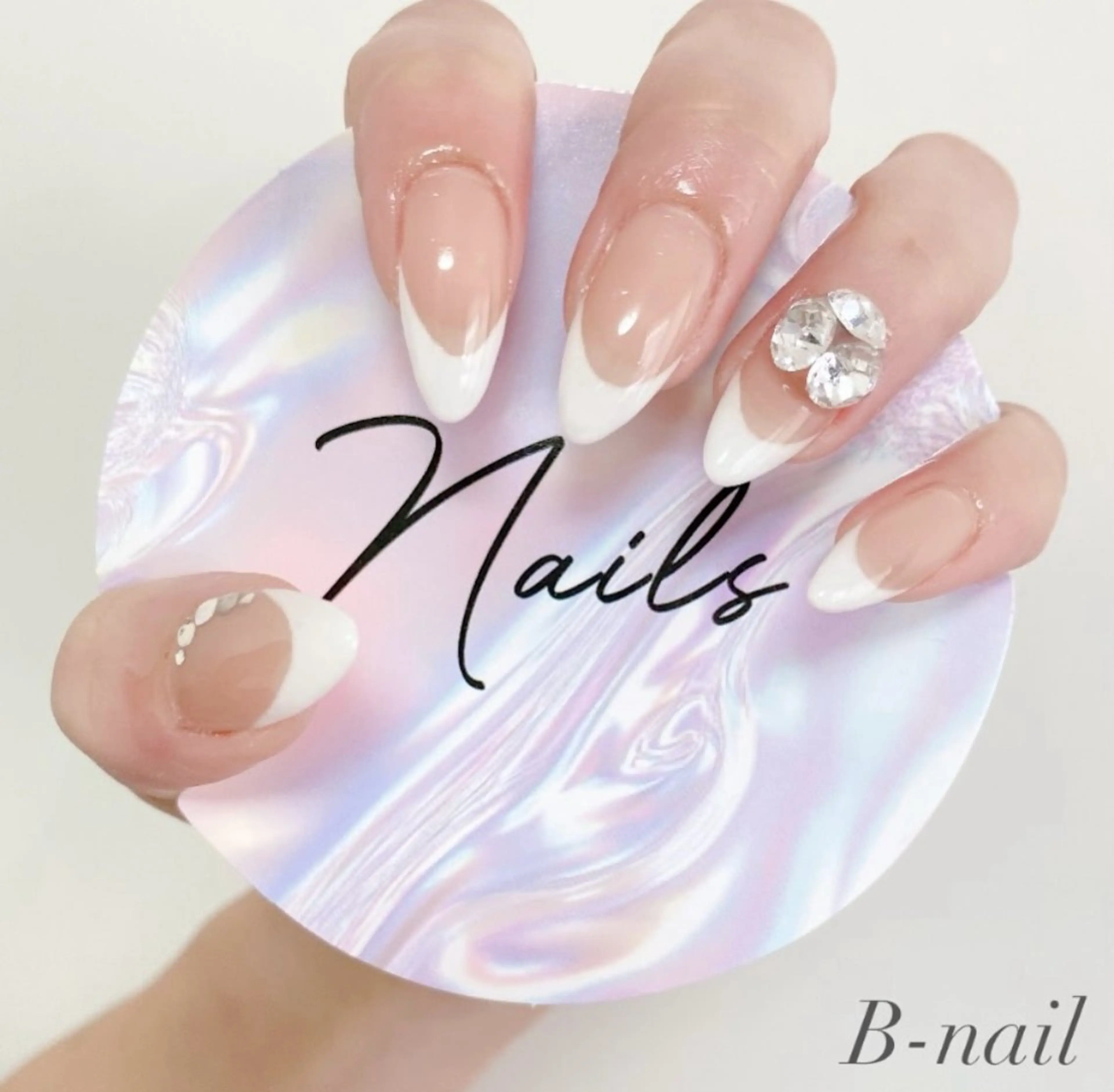 ネイル フレンチネイル ワンカラーネイル ハンドネイル B- nailのネイルデザイン