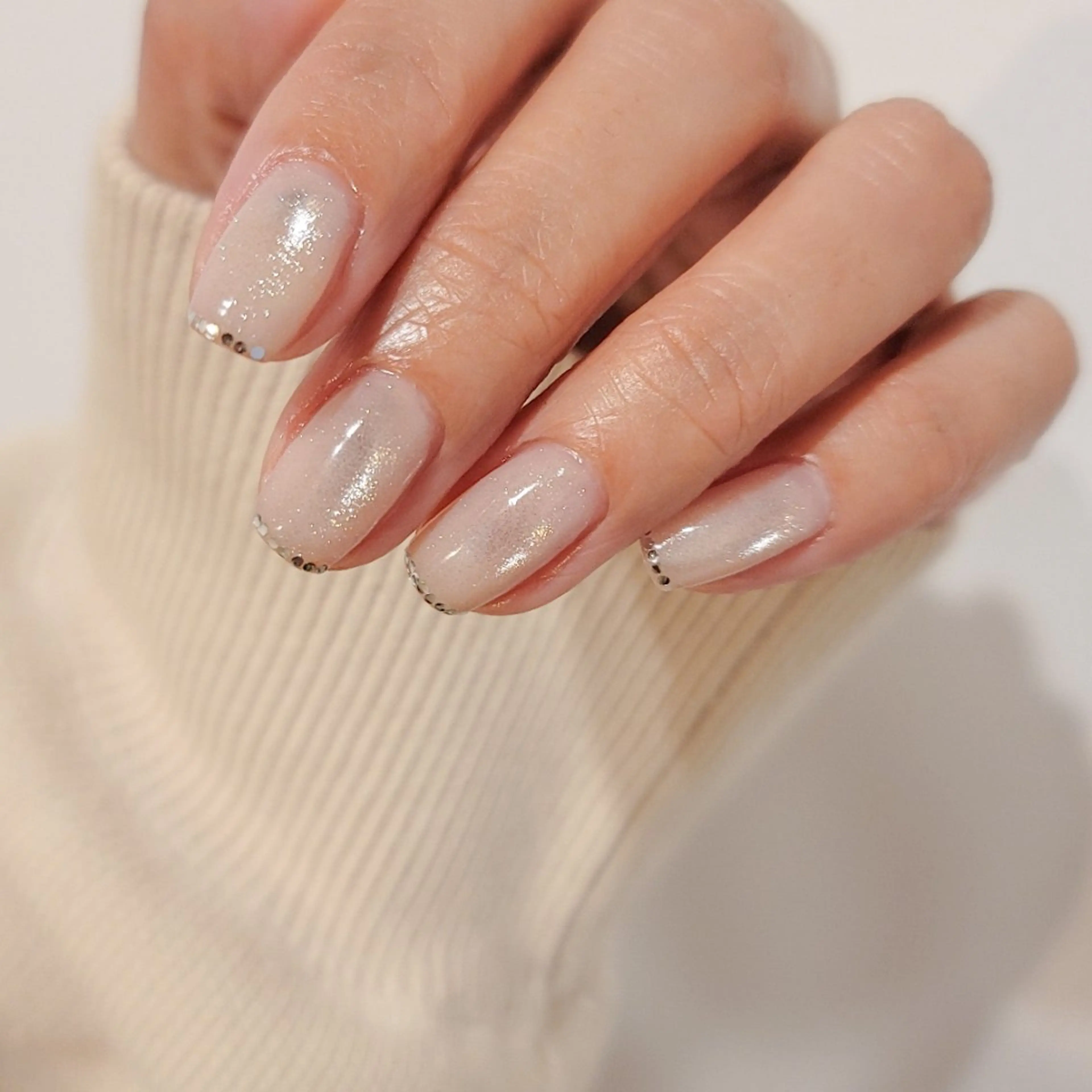 ネイル クリアネイル マグネットネイル ハンドネイル 🌲🌳🚪iiit o🌲🌳🌲のネイルデザイン