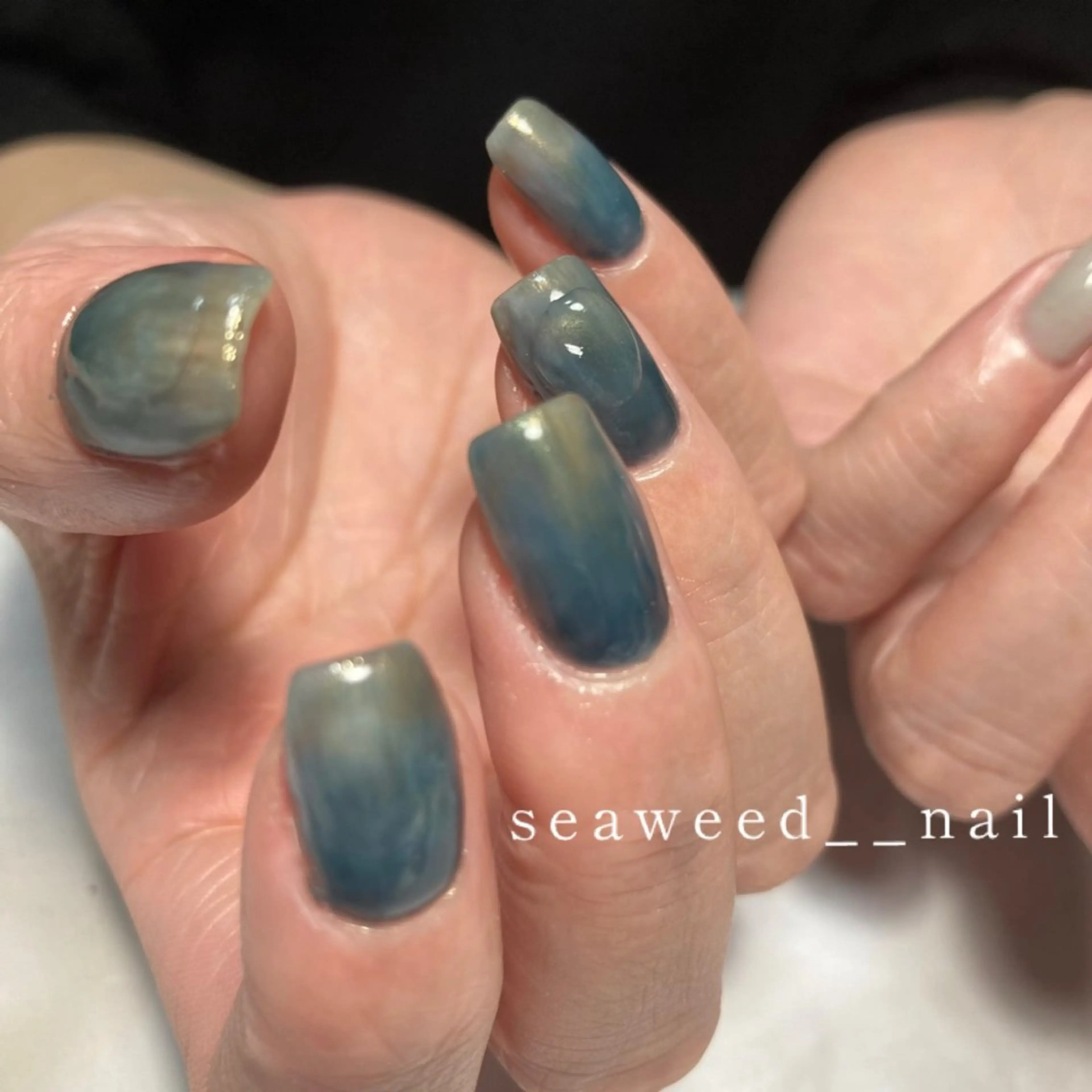 ネイル ハンドネイル seaweed nailのネイルデザイン