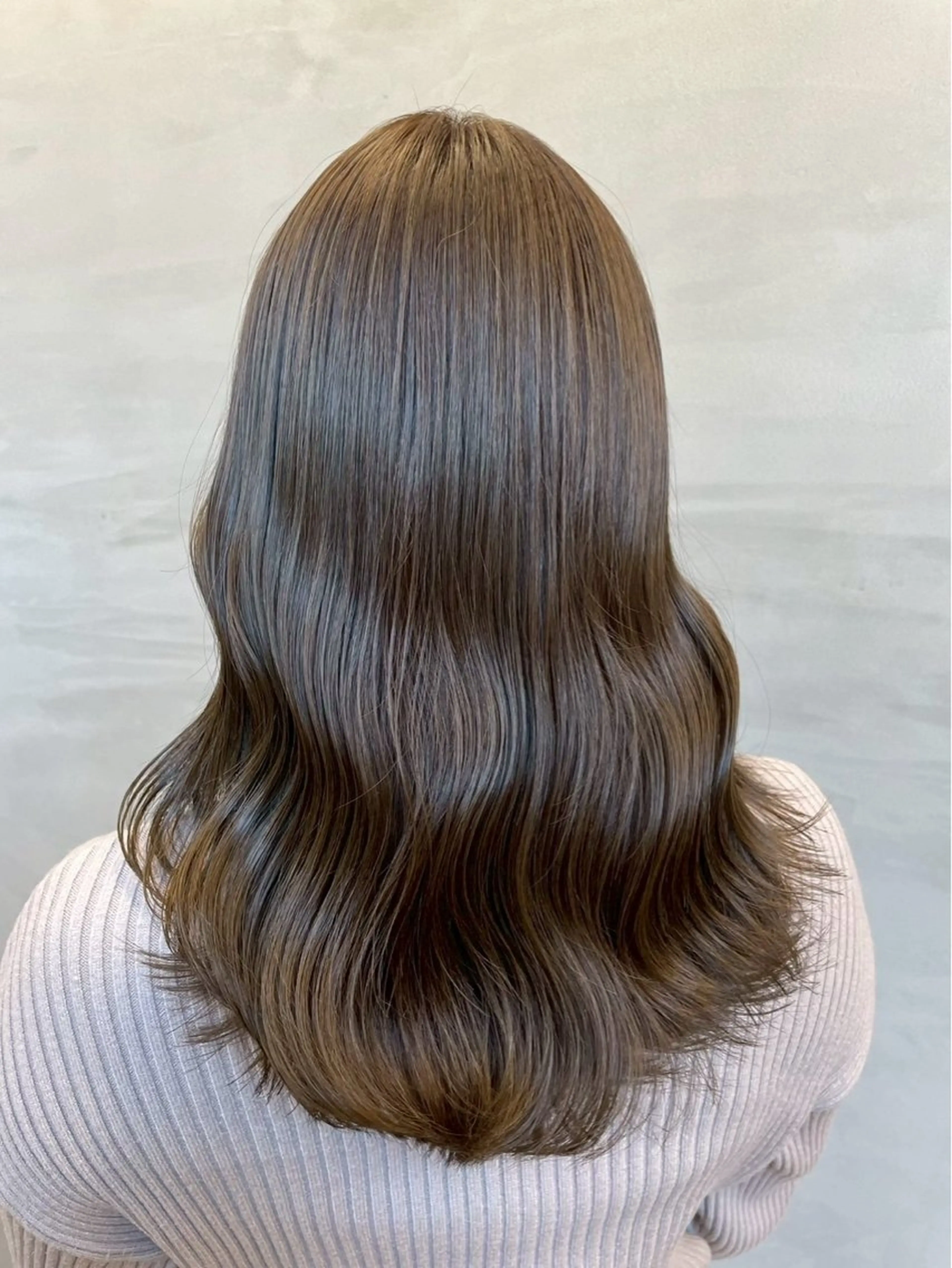 セミロング カラー ブリーチ ブラウンカラー ブリーチなしカラー ピンクカラー カット ヘアカラー トリートメント 艶カラー/髪質改善/ ブリーチ/池袋/千葉のヘアスタイル