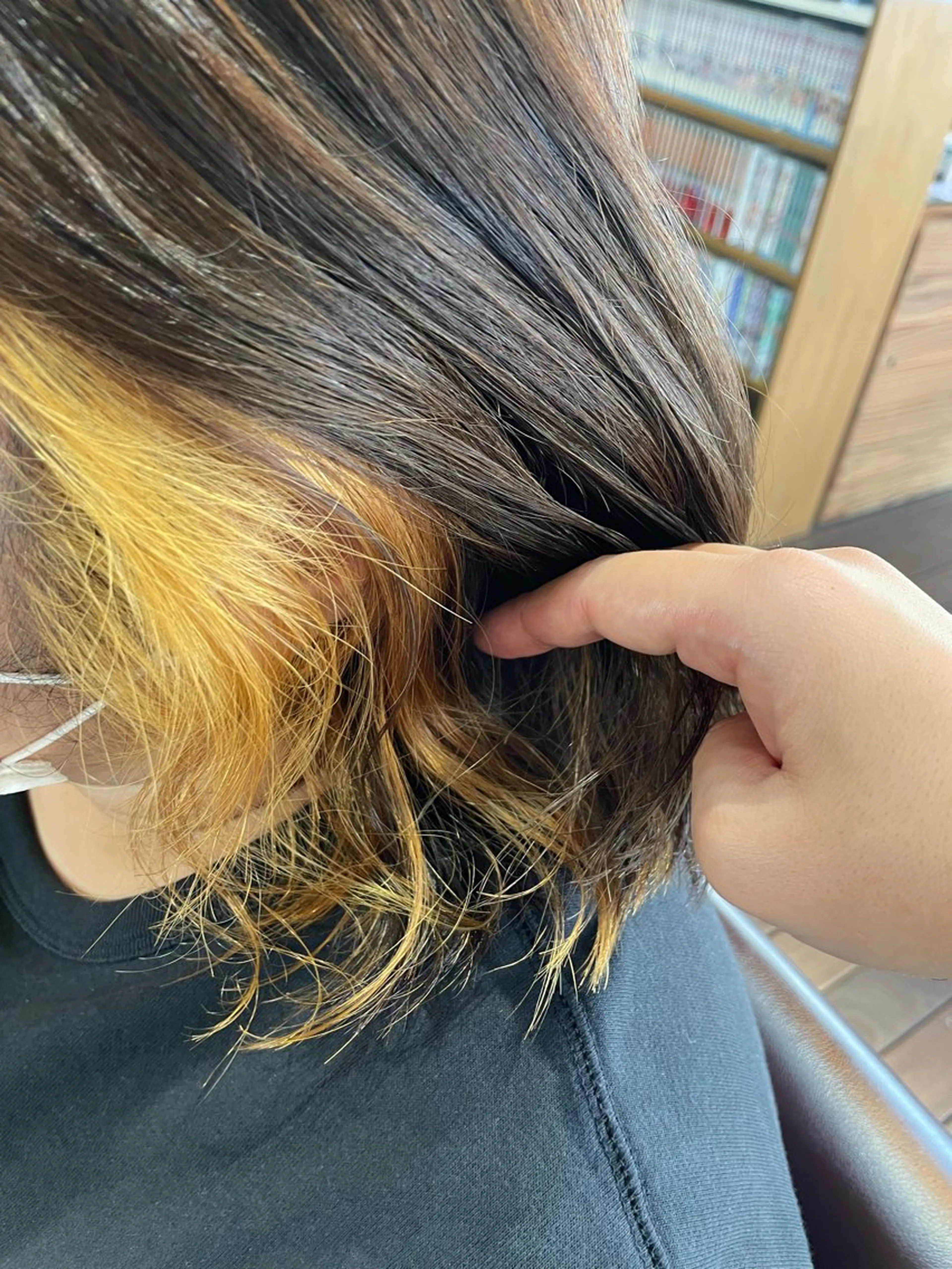 ミディアム パーマ💫縮毛矯正 KAYOのヘアスタイル