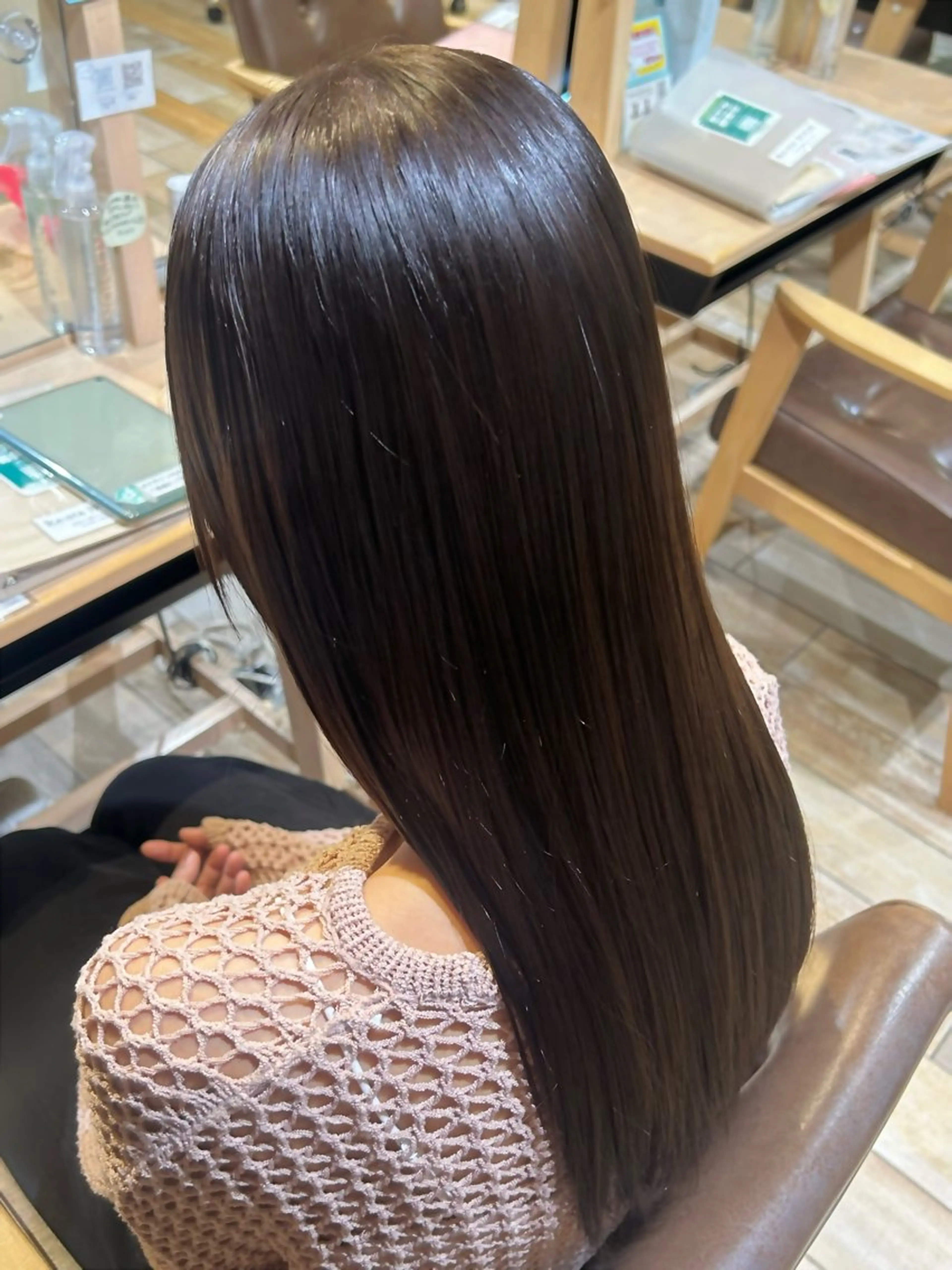 ロング カラー ヘアカラー トリートメント 太田 茉旺のヘアスタイル