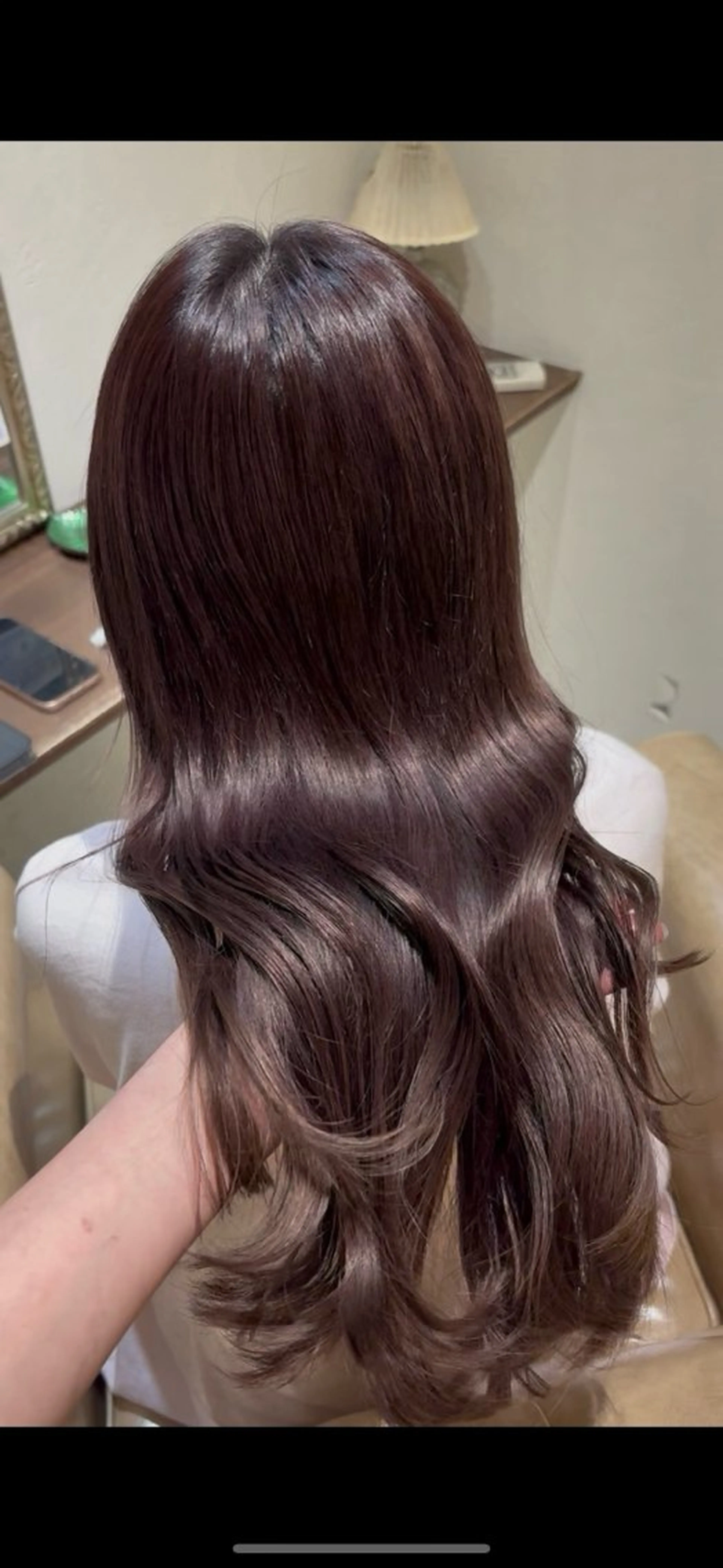 セミロング カット ヘアカラー トリートメント DOLL hair所属・なぎさ 心斎橋美容室のヘアスタイル