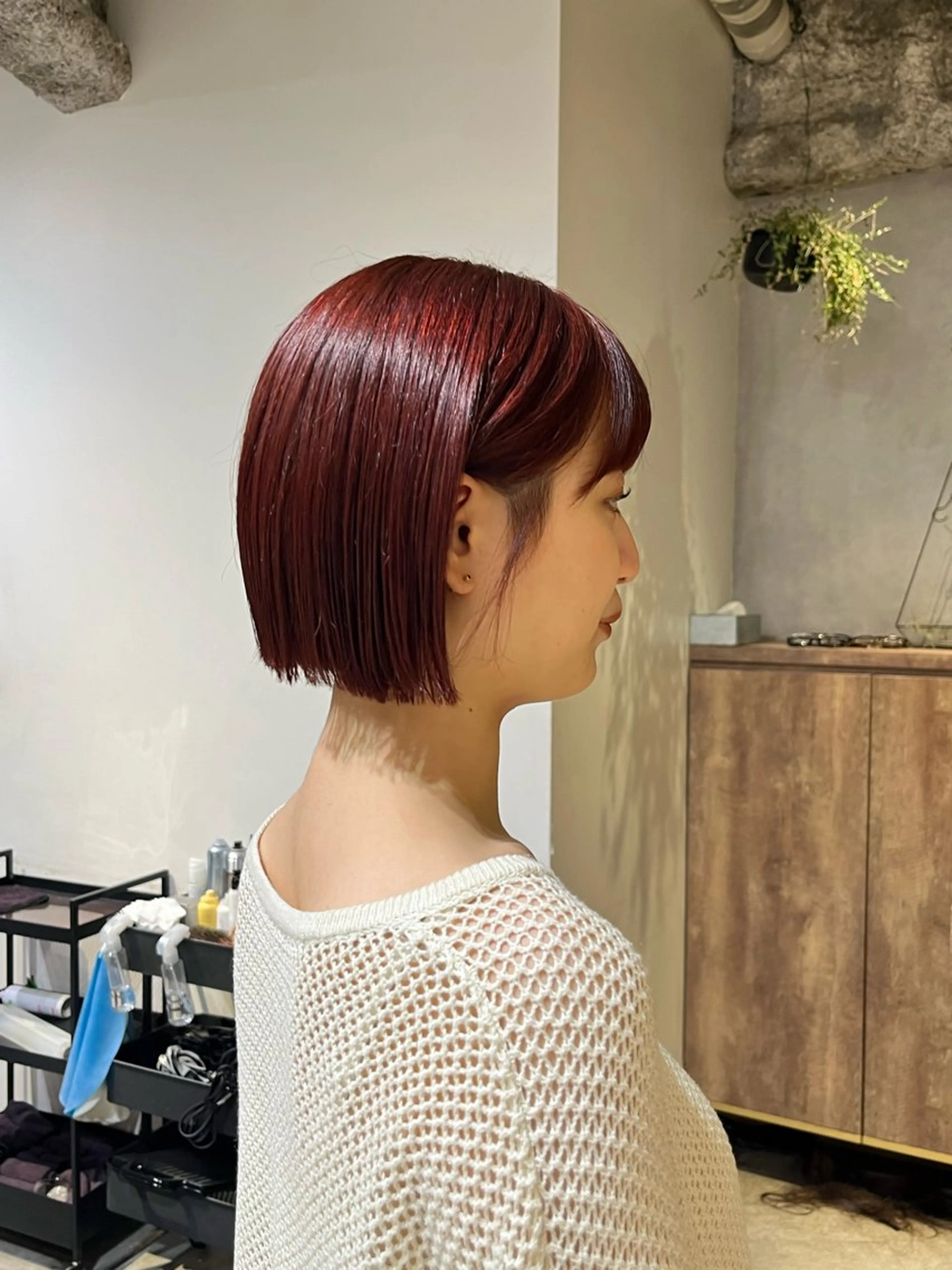 カラー ブリーチ ダブルカラー ブリーチなしカラー ヘアカラー トリートメント 🍒暖色カラー🍒 ueno aiのヘアスタイル