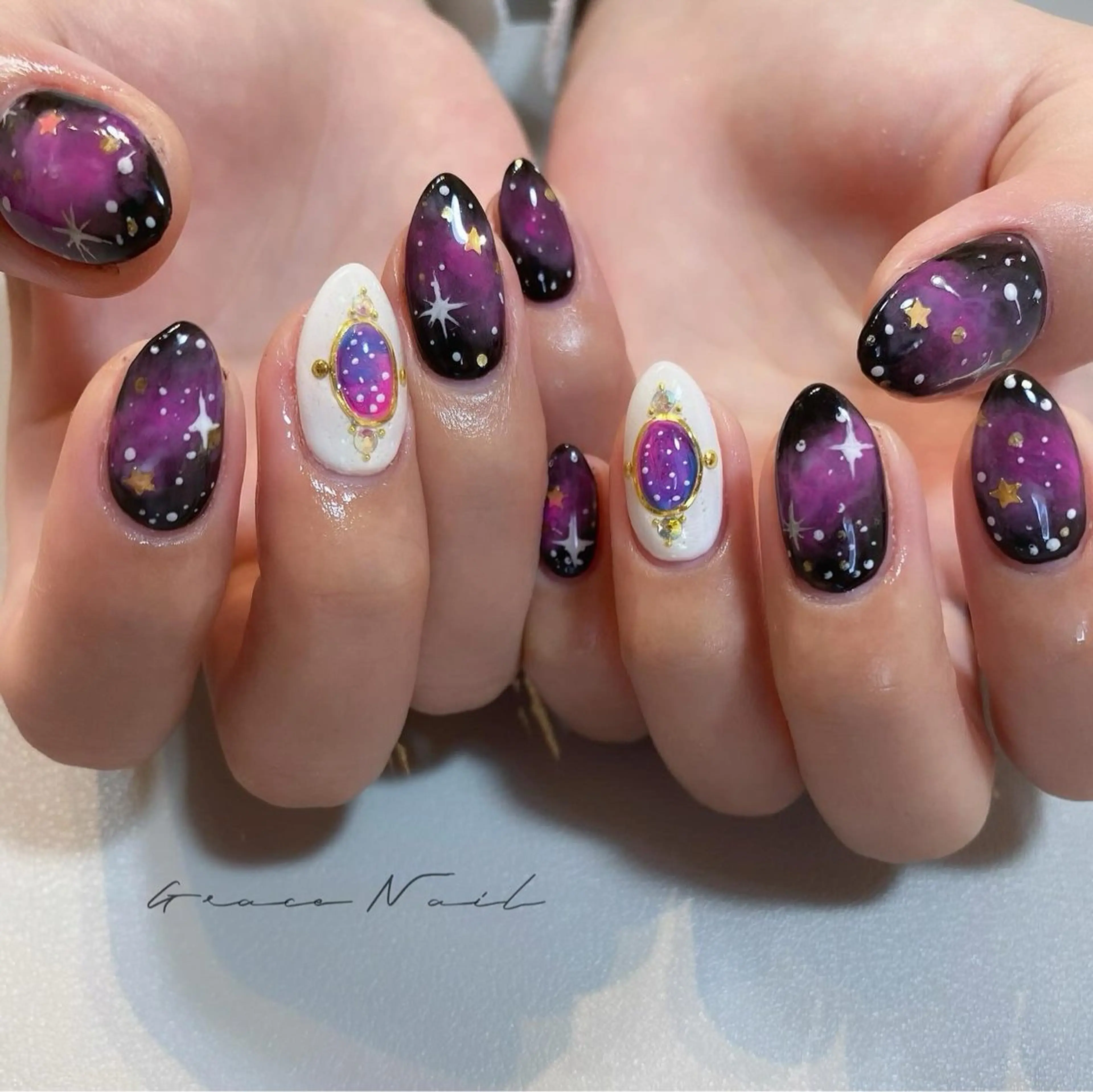 ネイル ハンドネイル ☆*｡Grace Nail｡*☆のネイルデザイン