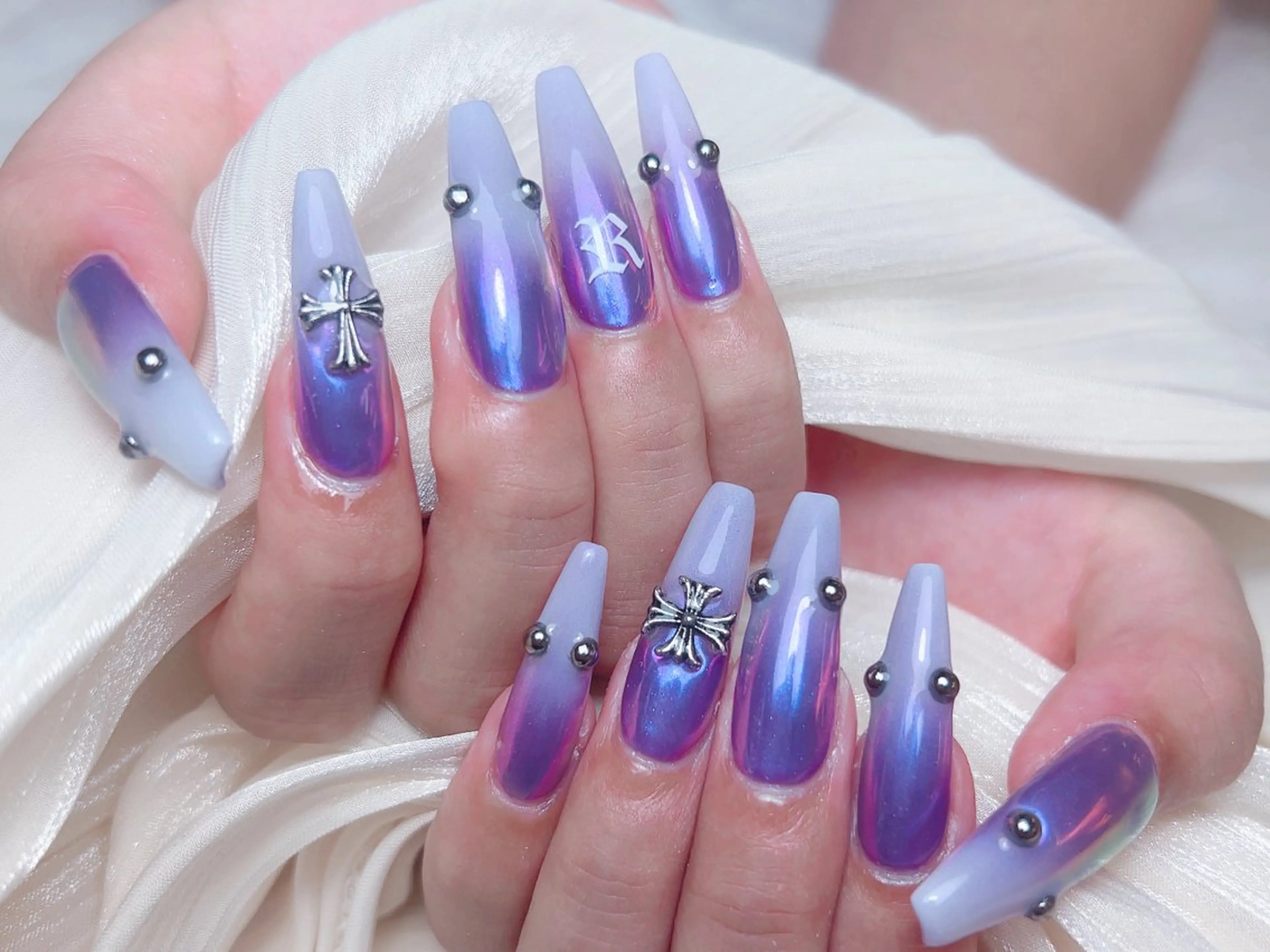 ネイル ハンドネイル M🌷nail 長さだし専門店のネイルデザイン