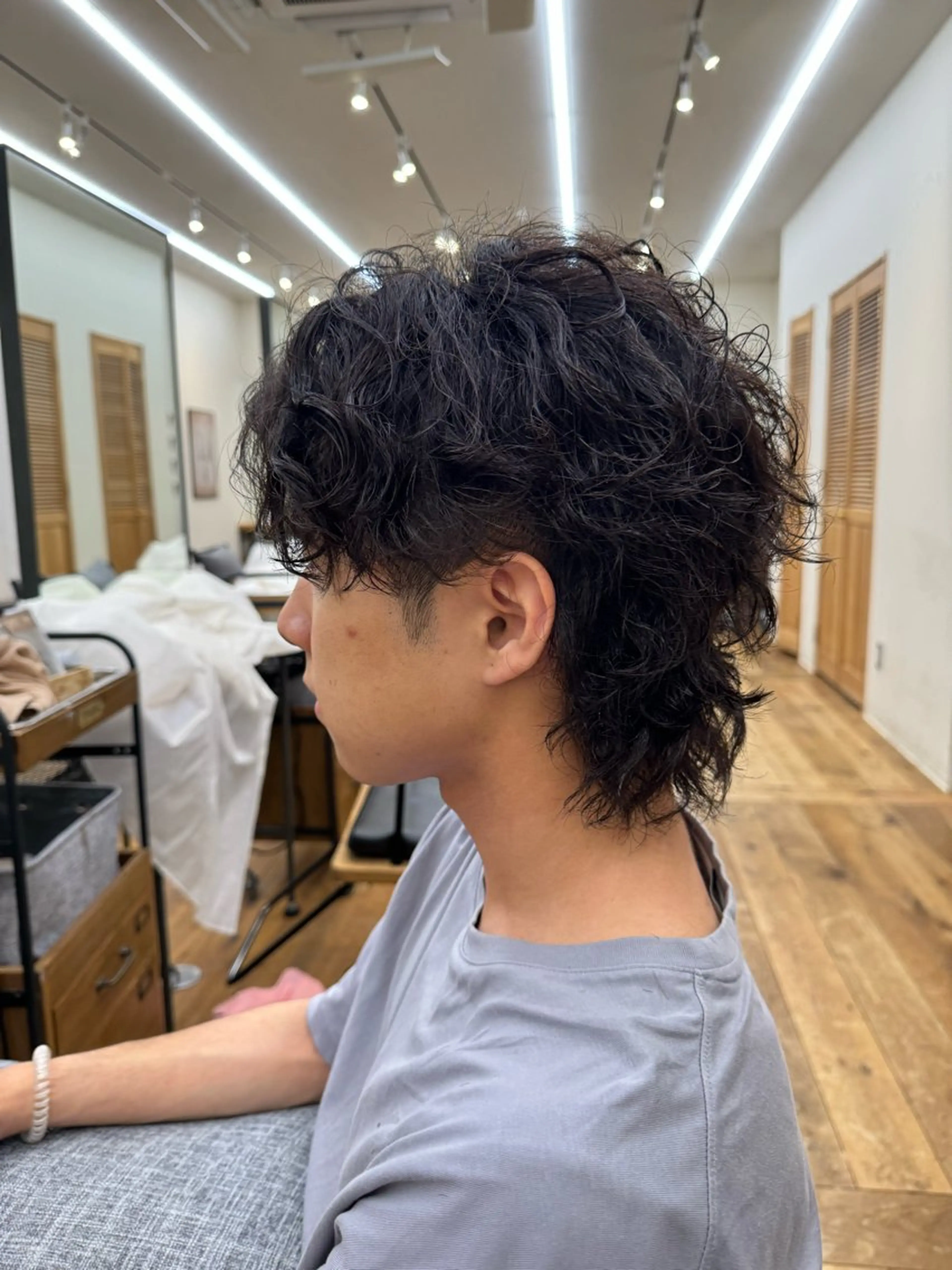 パーマ メンズ 🐋湊 ゆうき /レイヤーカット🫧のヘアスタイル