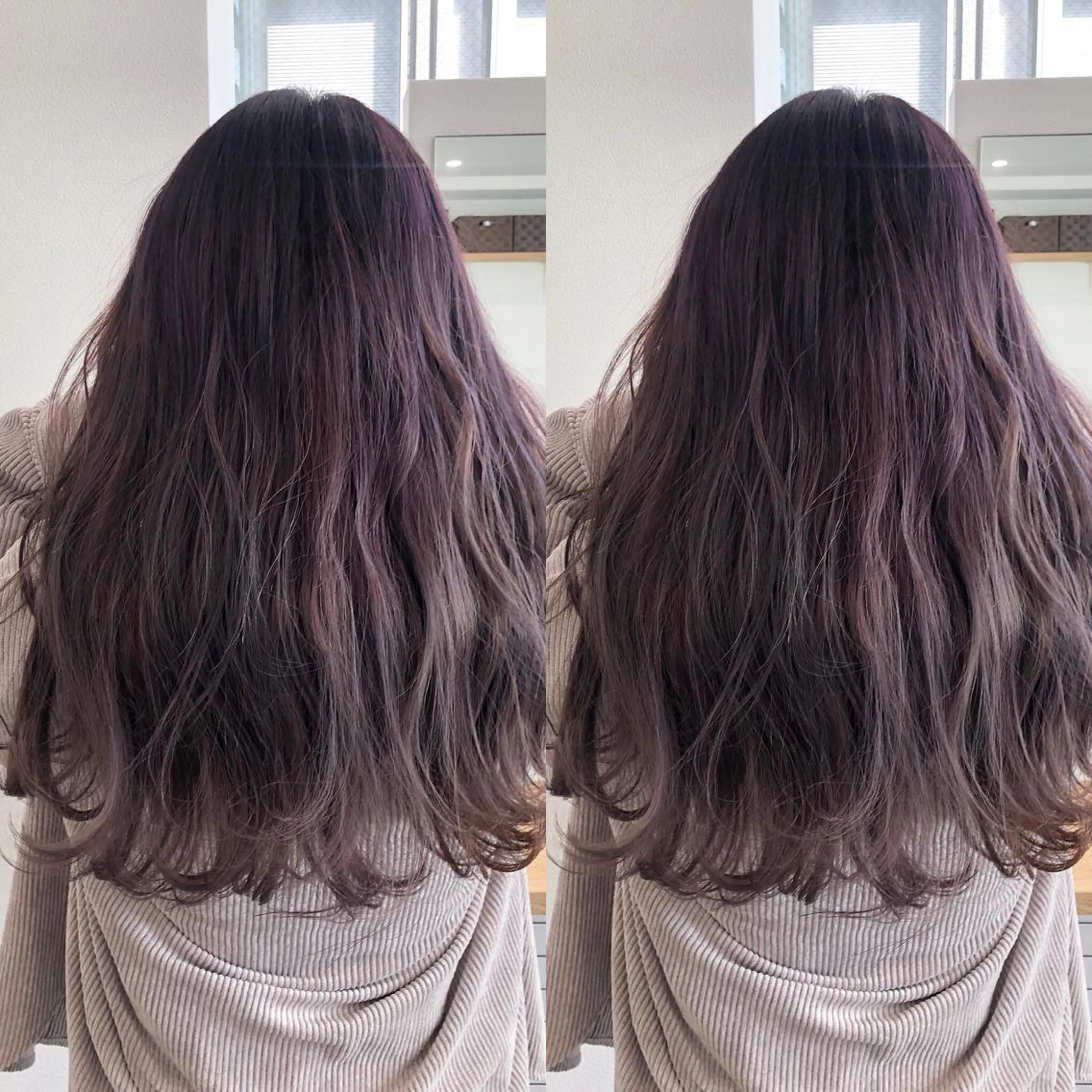 ミディアム カラー ラベンダーカラー カット ヘアカラー トリートメント JILBLAN京都 ショート/ハイライトのヘアスタイル