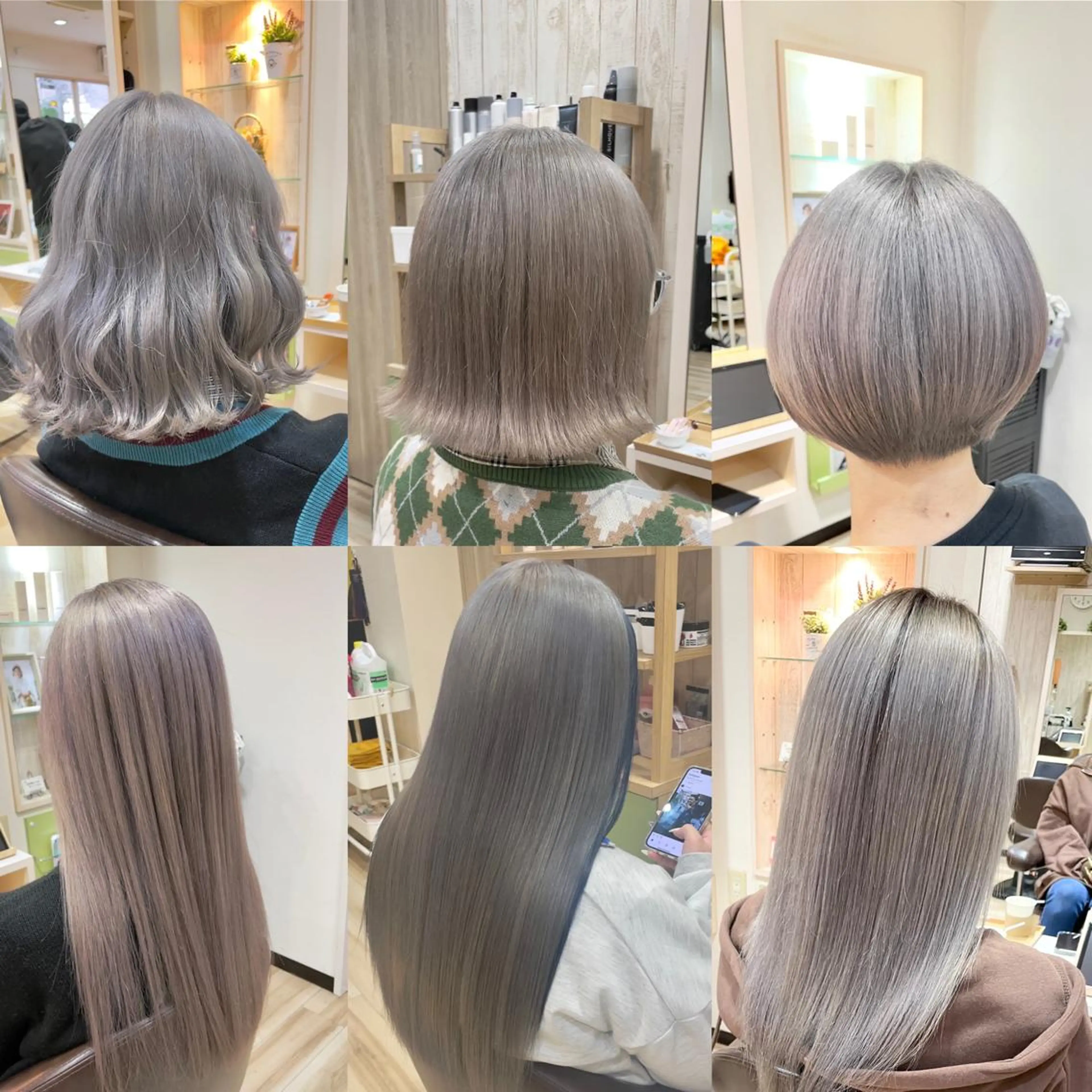 ミディアム カラー 🌈派手髪ハイトーン 🌈鈴木亮太🌈のヘアスタイル