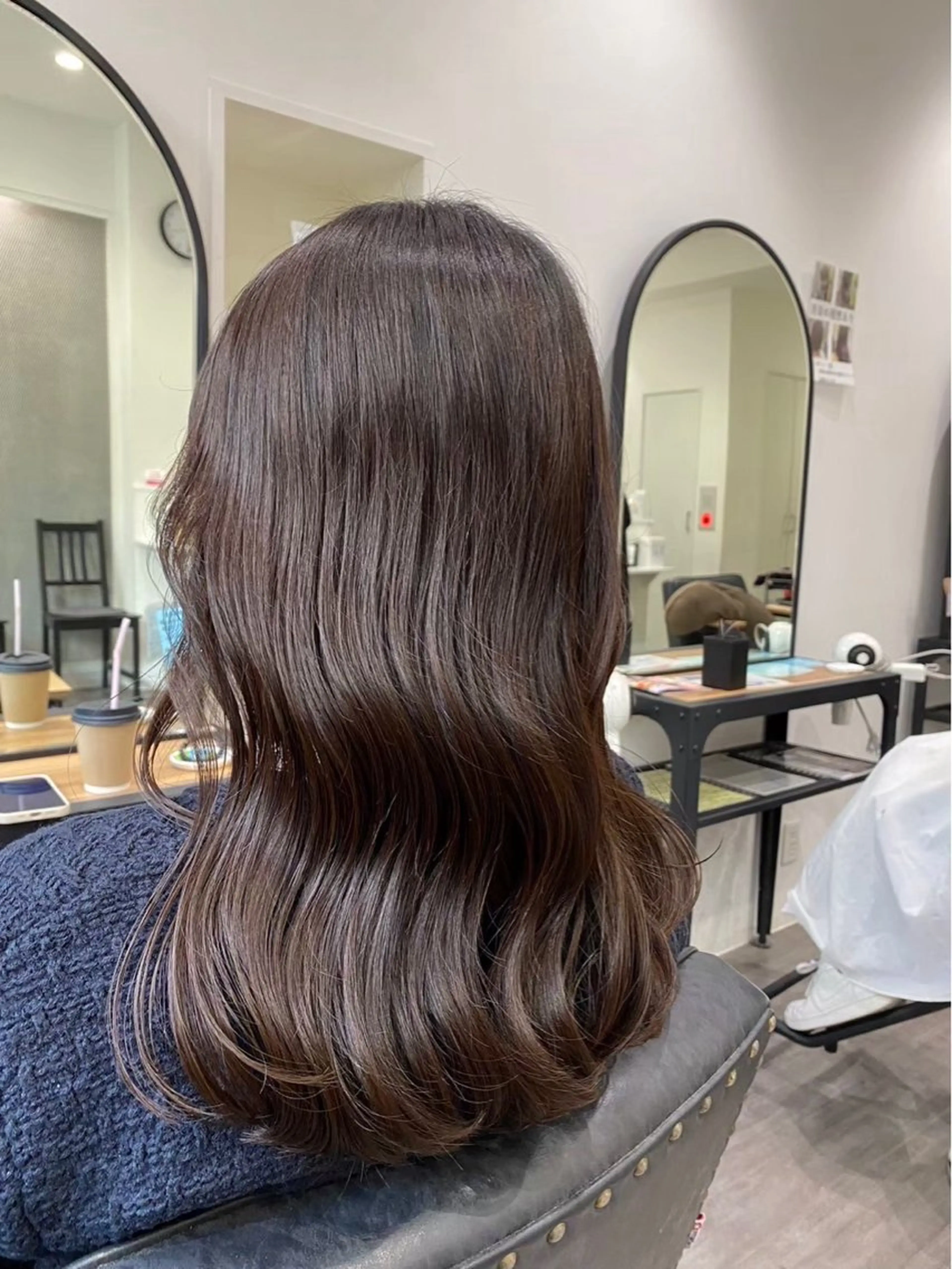 セミロング ヘアカラー みゆ/カラー モデル募集中🎀🤍のヘアスタイル