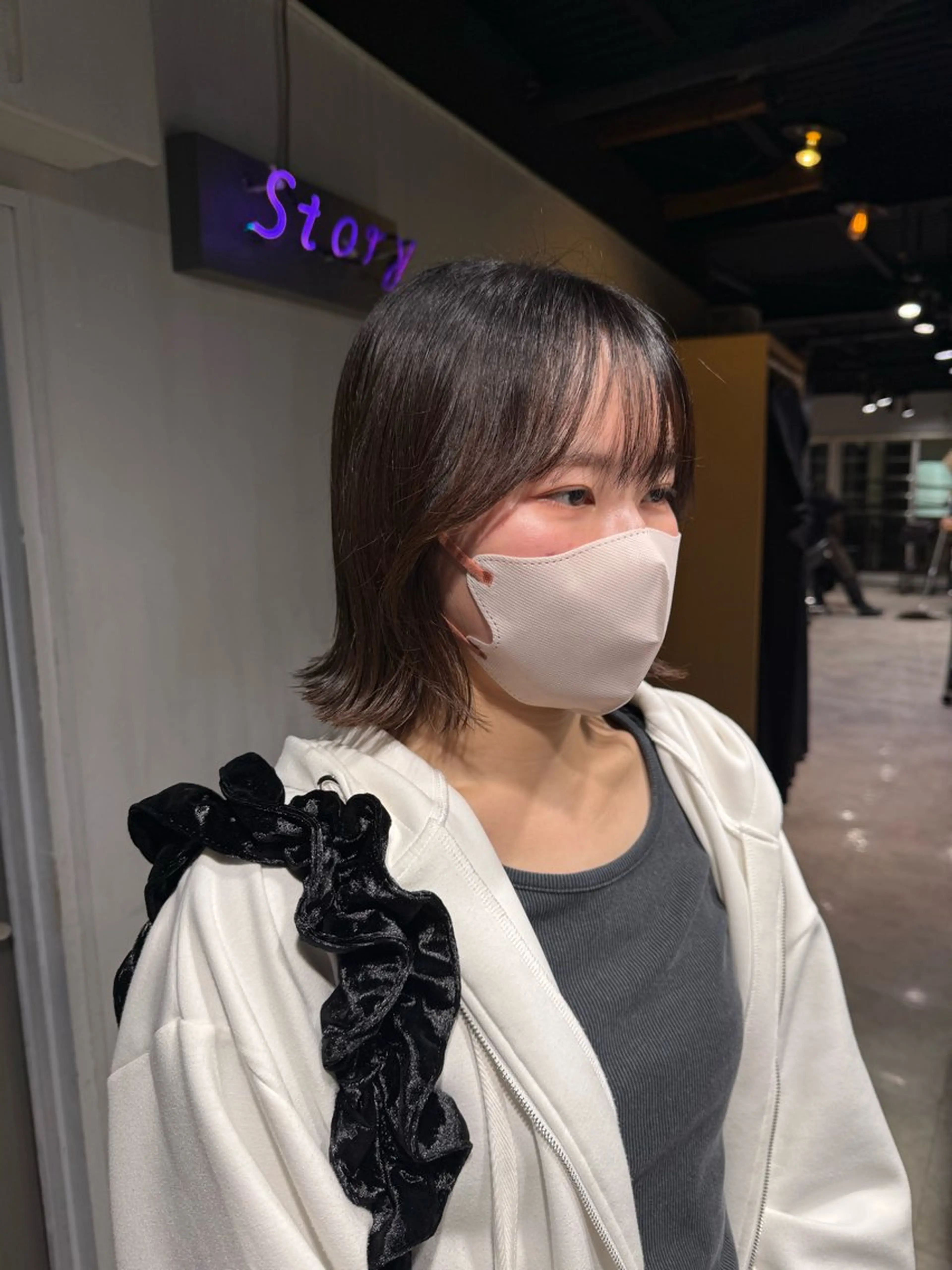 ショート カラー カット NANAMI🩵可愛 さ大人っぽさ韓国ヘアのヘアスタイル