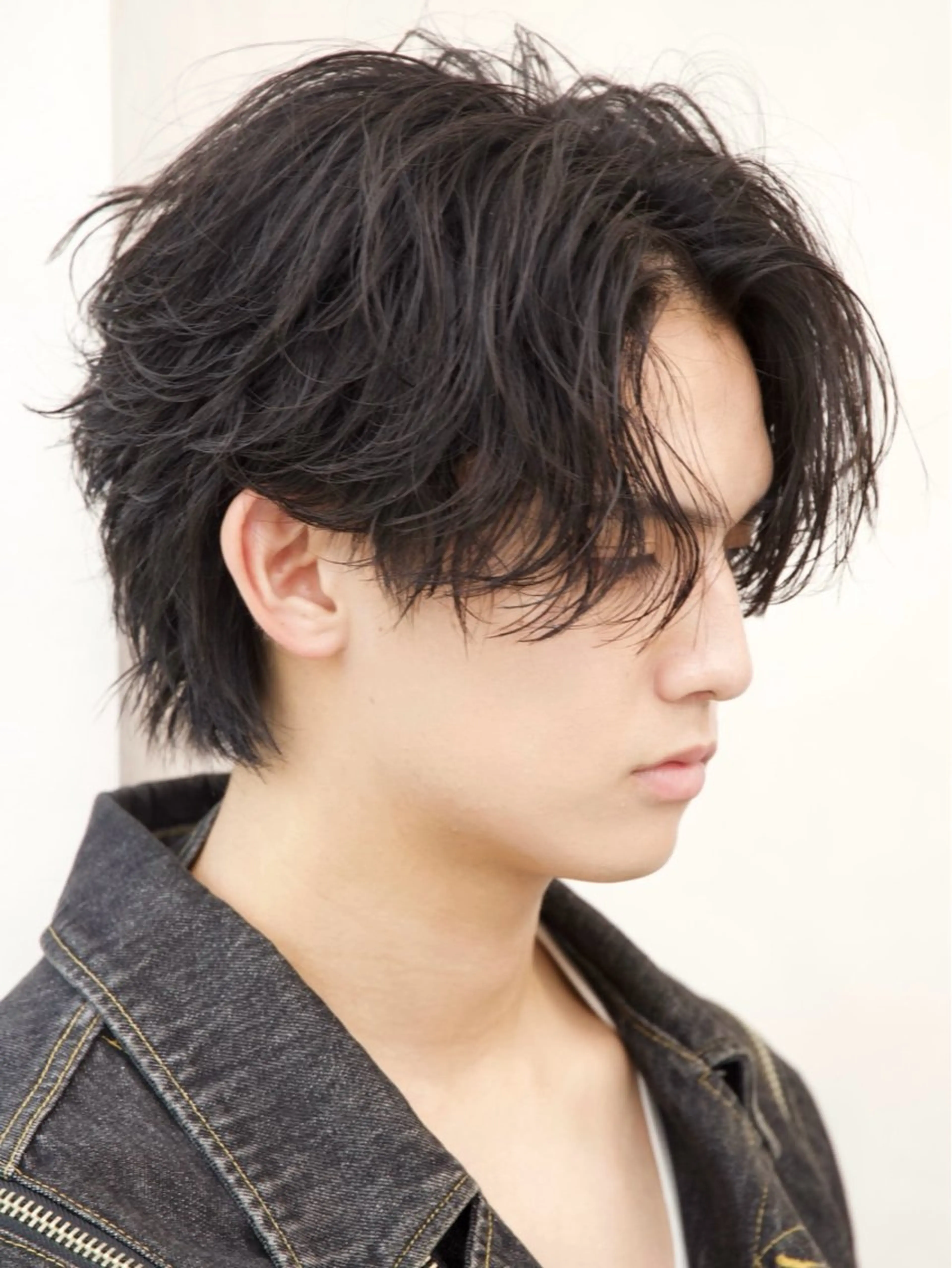 【人気スタイリスト担当】 カット+フェザーパーマ(メンズパーマ/メンズカット/センターパート/マッシュ)の写真