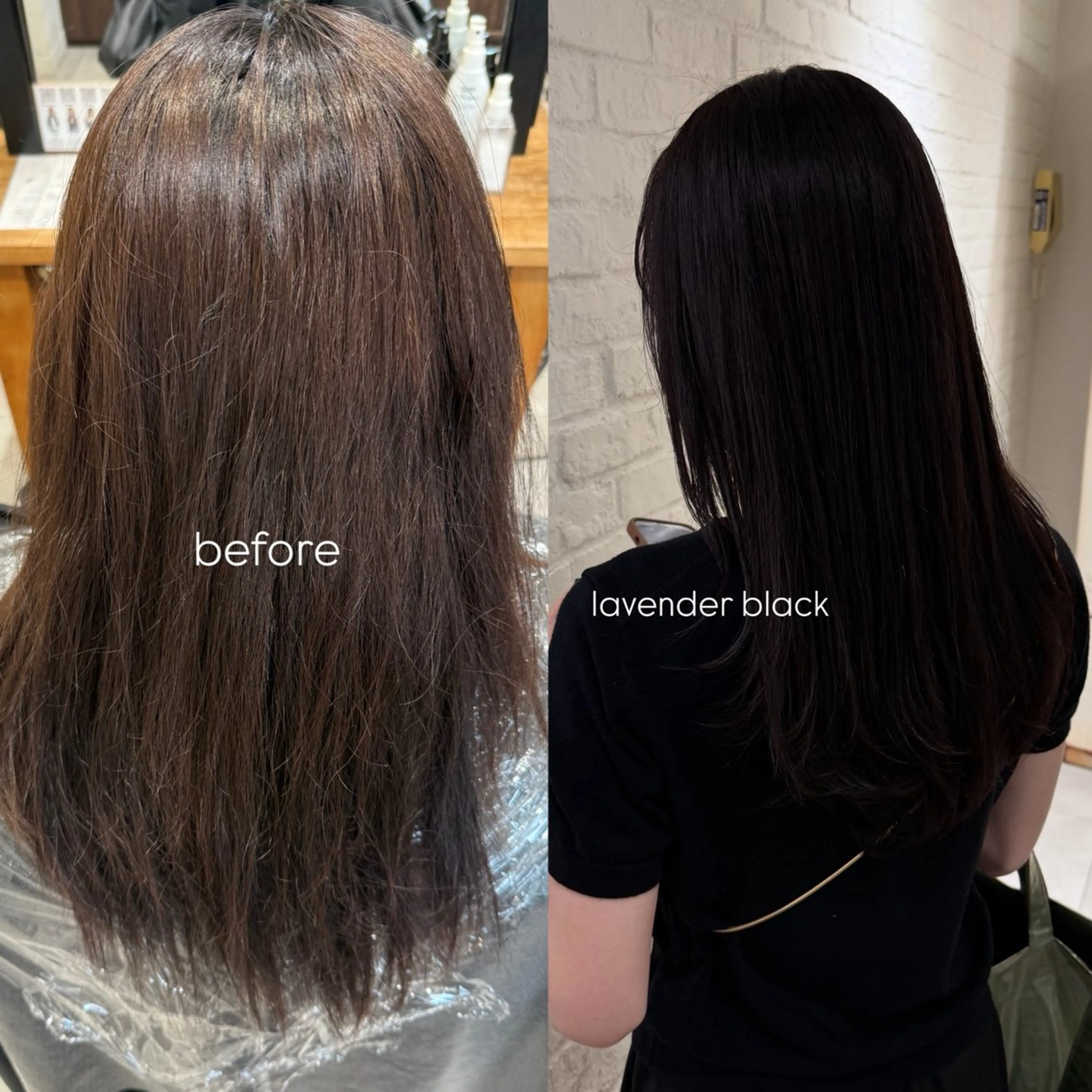 ロング ヘアカラー 志波 凜花のヘアスタイル