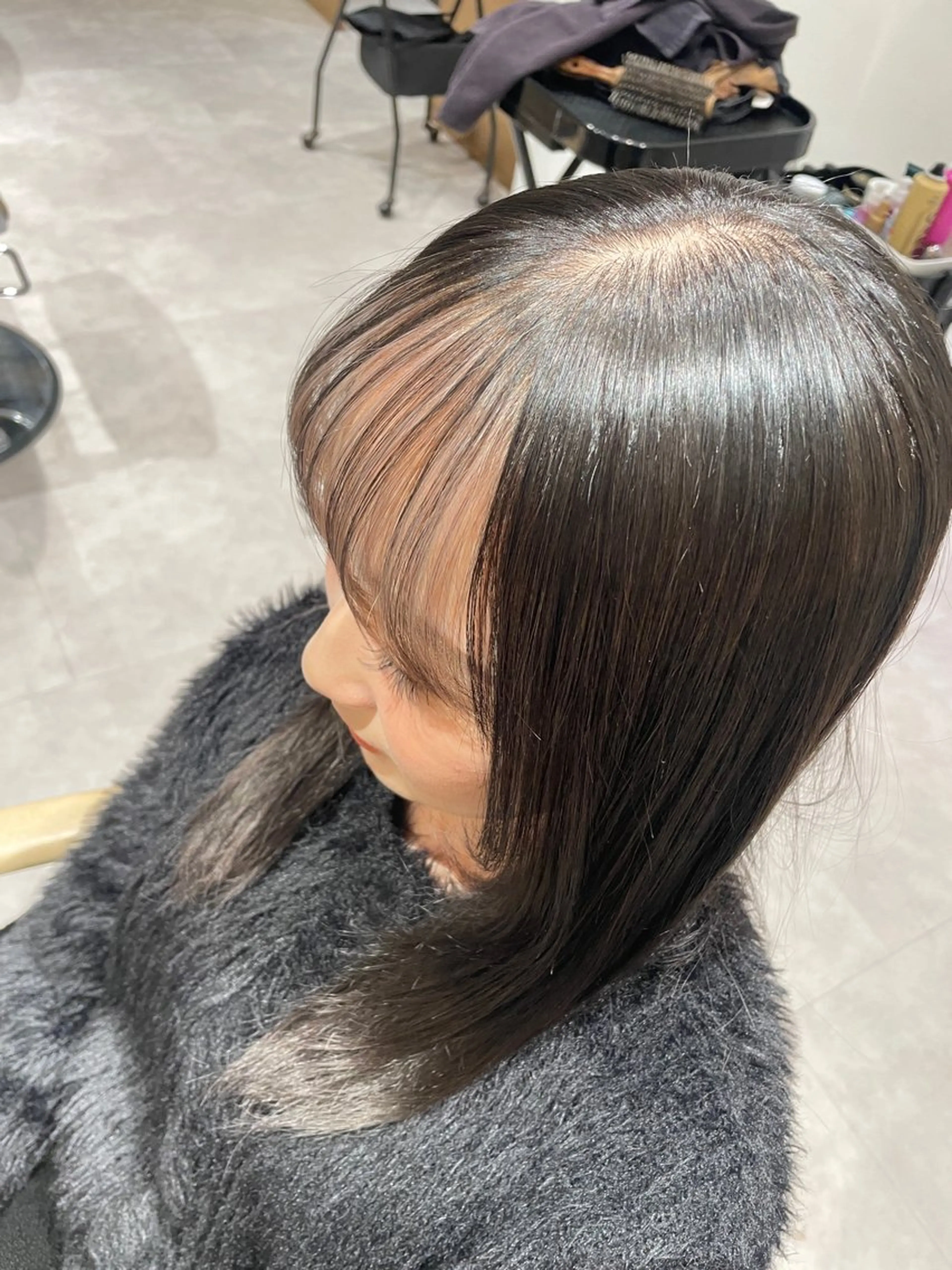 カラー インナーカラー ヘアカラー 艶カラー ⋆✦ HIROMIのヘアスタイル