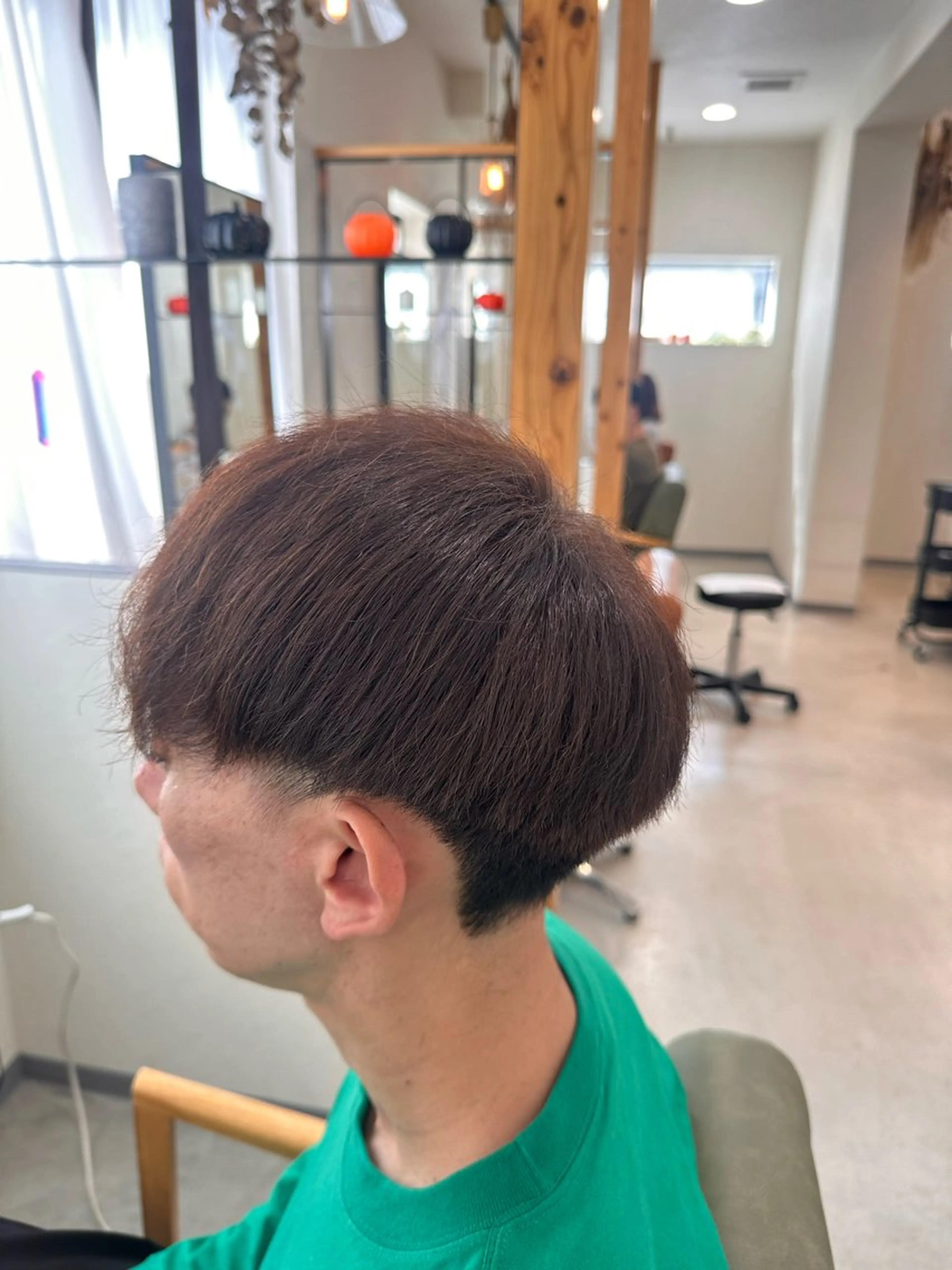 似合わせカット✂️➕ブリーチなしワンカラー(黒~茶)【ミニモ限定】【メンズ限定】✨️➕眉カット無料クーポン‼️の写真