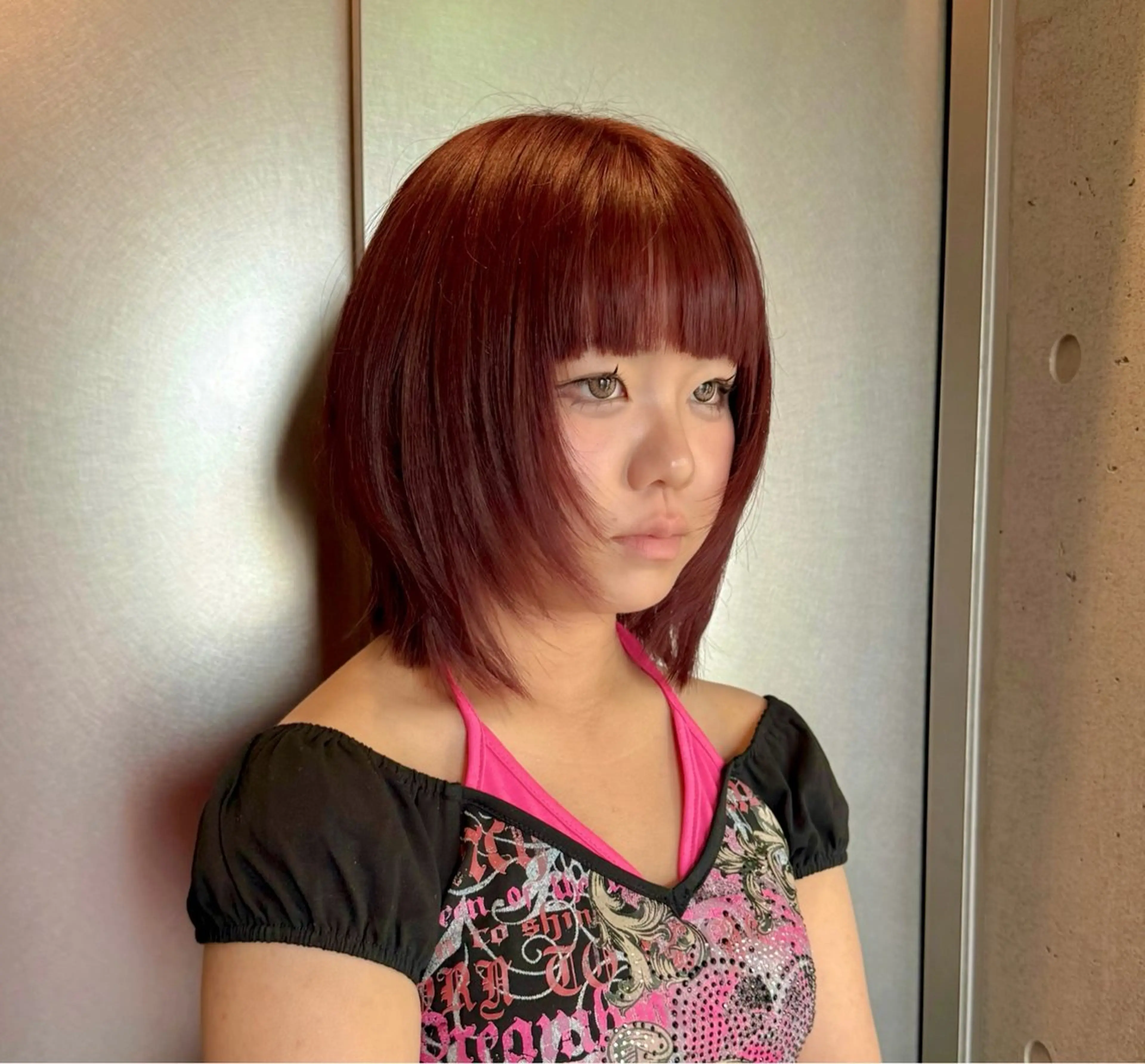 ショート カラー 透明感カラー レイヤーカット カット ヘアカラー トリートメント 自分だけの/暖色/ レイヤー/ゆいかずきのヘアスタイル