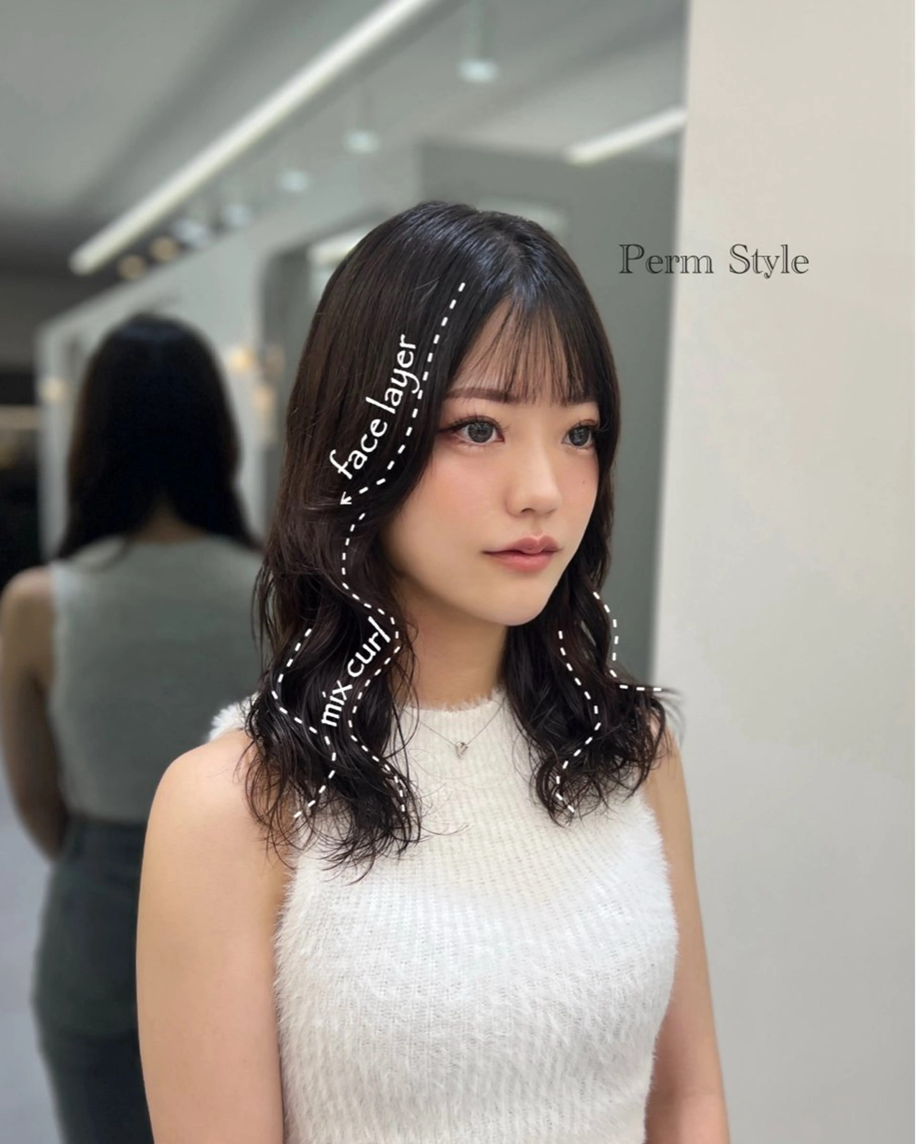 パーマ ARMONY モモのヘアスタイル