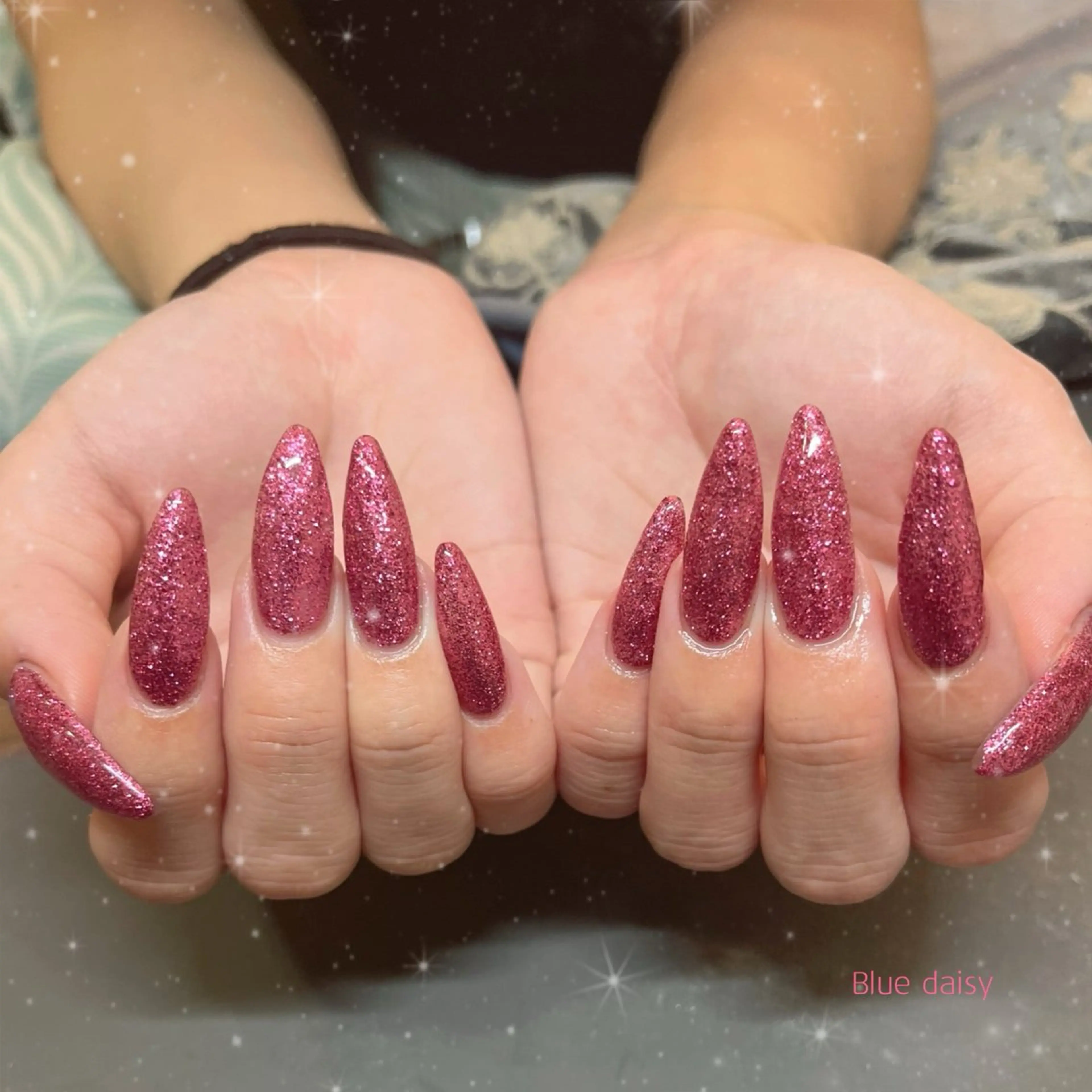 ネイル ロングネイル ハンドネイル ブルーデイジー栄本店所属・BlueDaisy 栄本店のネイルデザイン