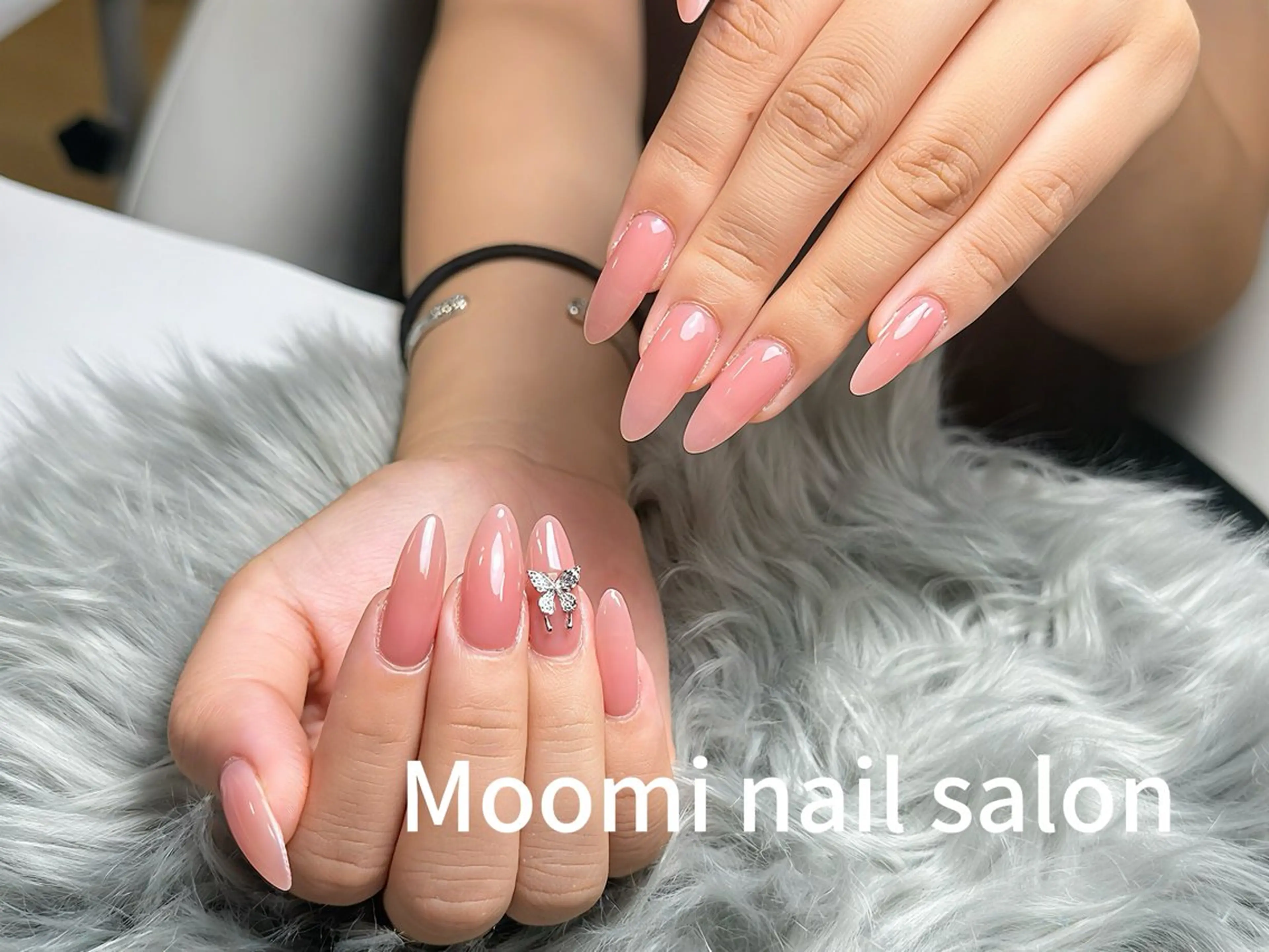 ロング Moomi あずりのネイルデザイン