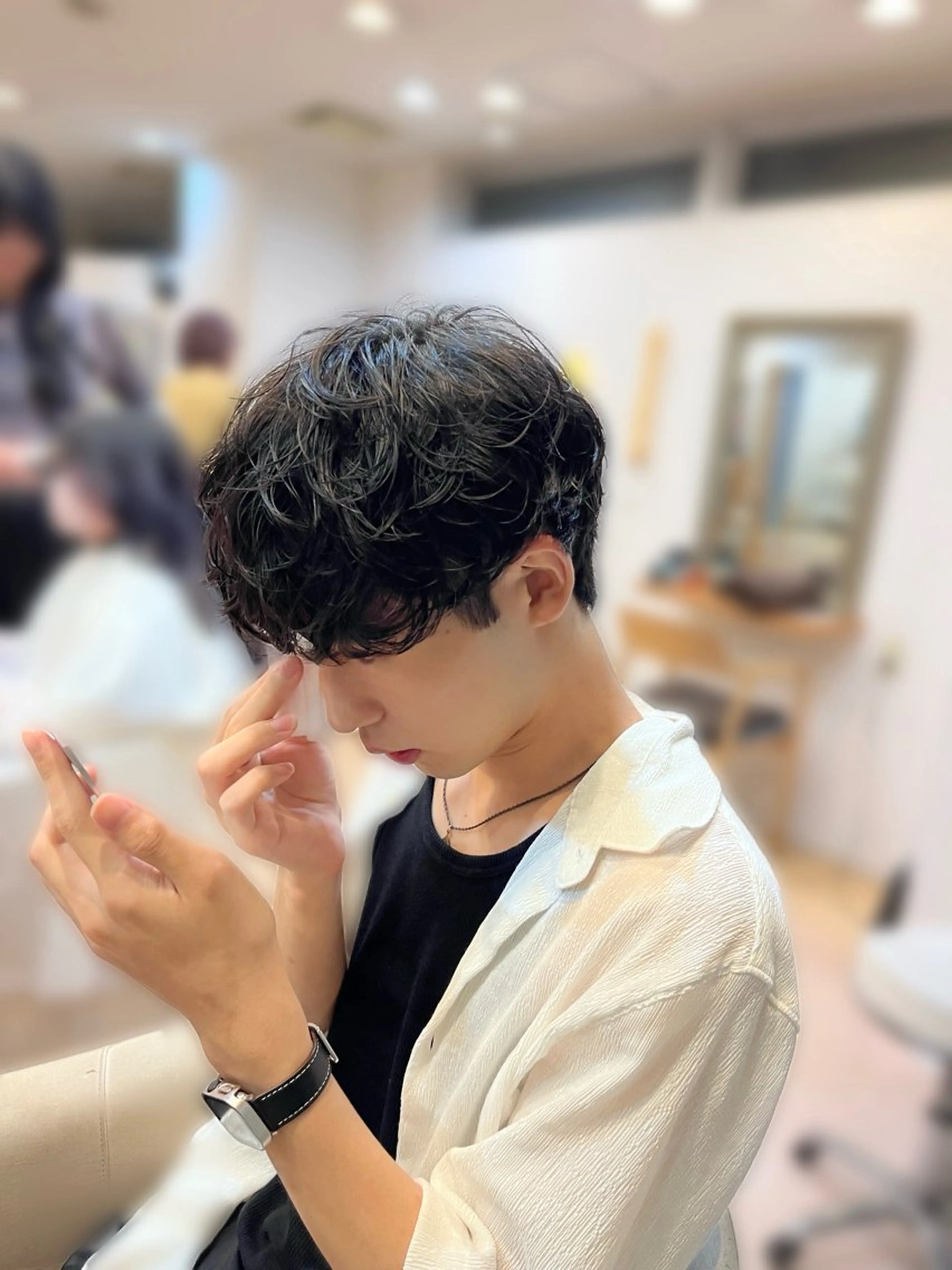 パーマ メンズ メンズパーマ カット パーマ トリートメント 💠つたふうか/ 韓国/メンズヘア💠のヘアスタイル